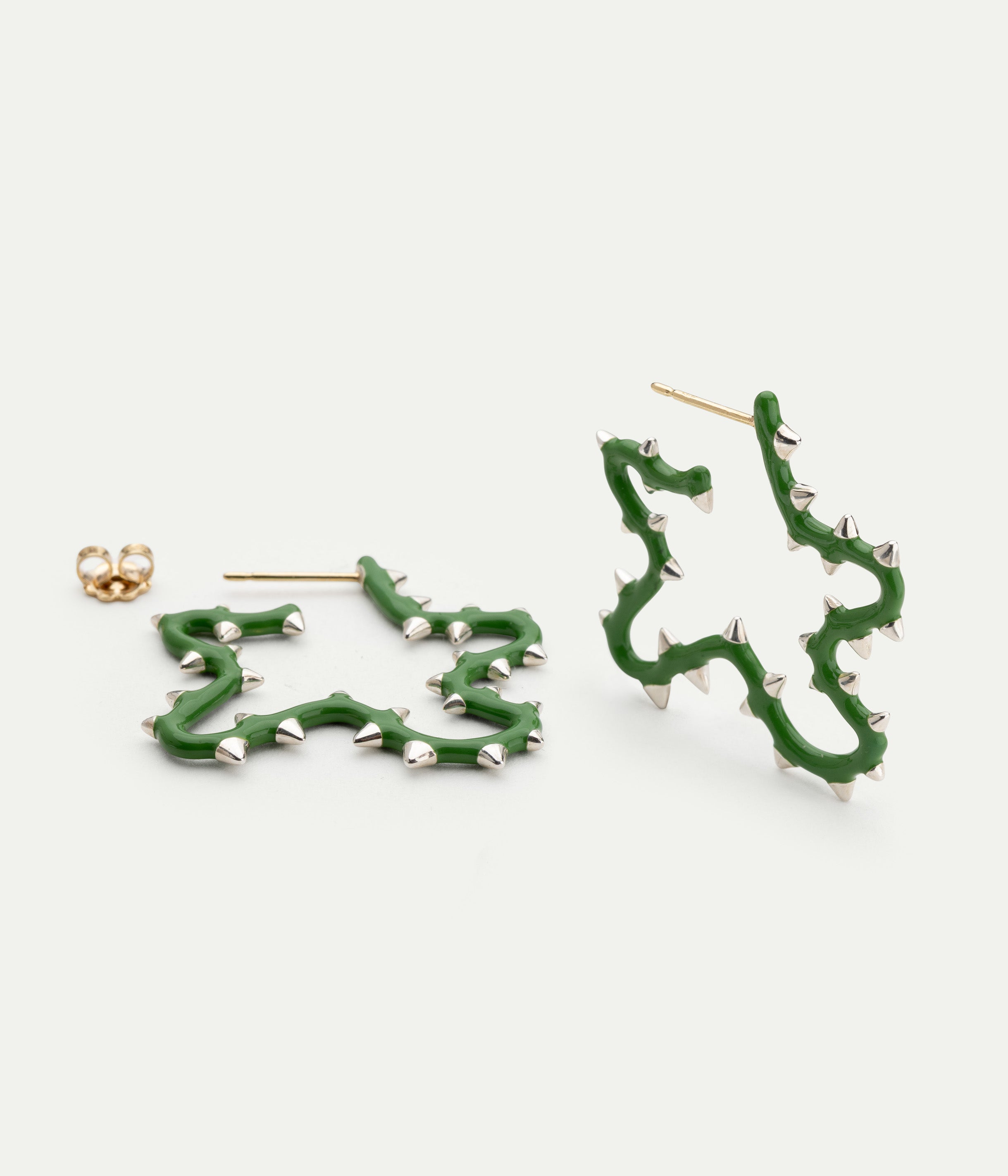 Boucles d'oreilles Green Stella