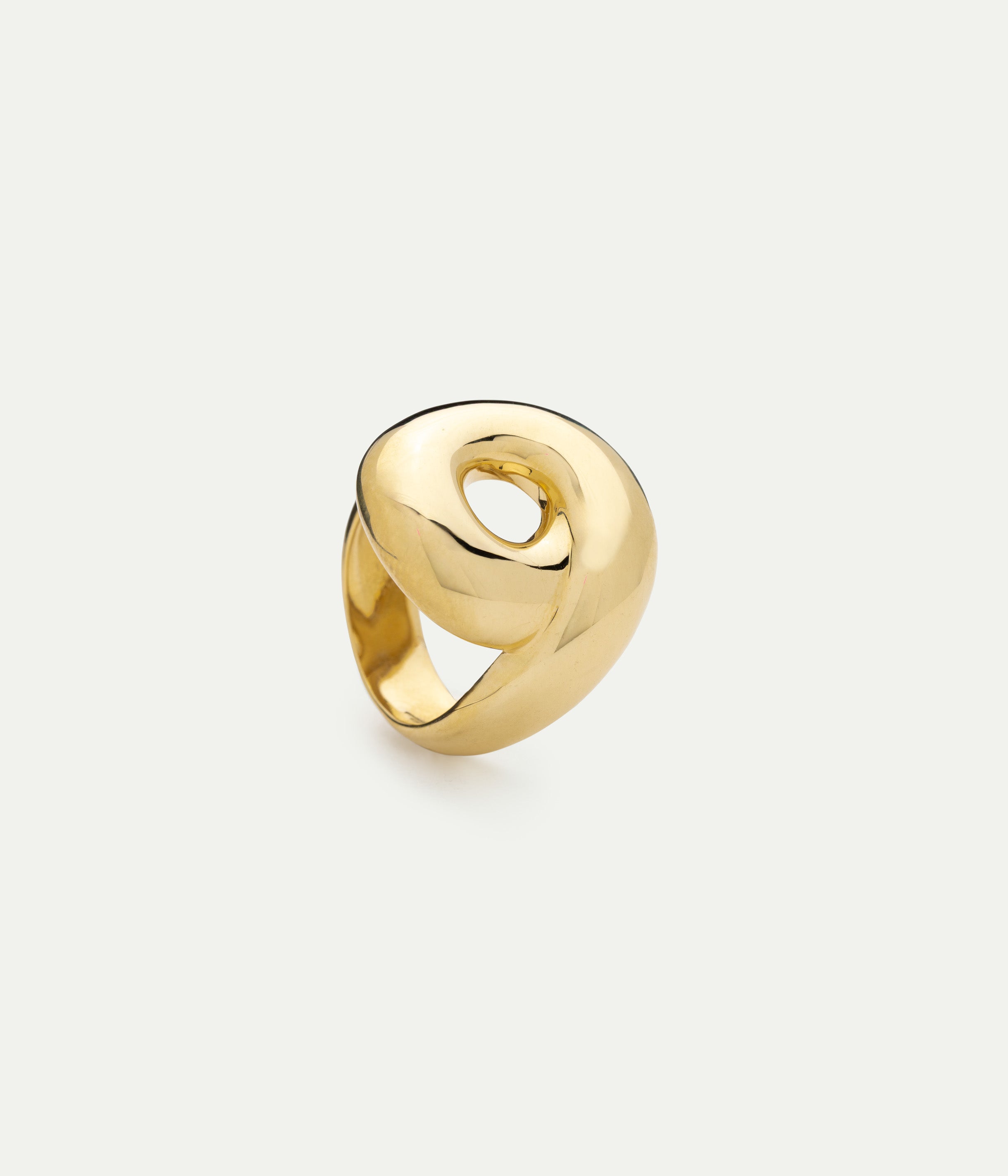 Tarallo yellow gold ring