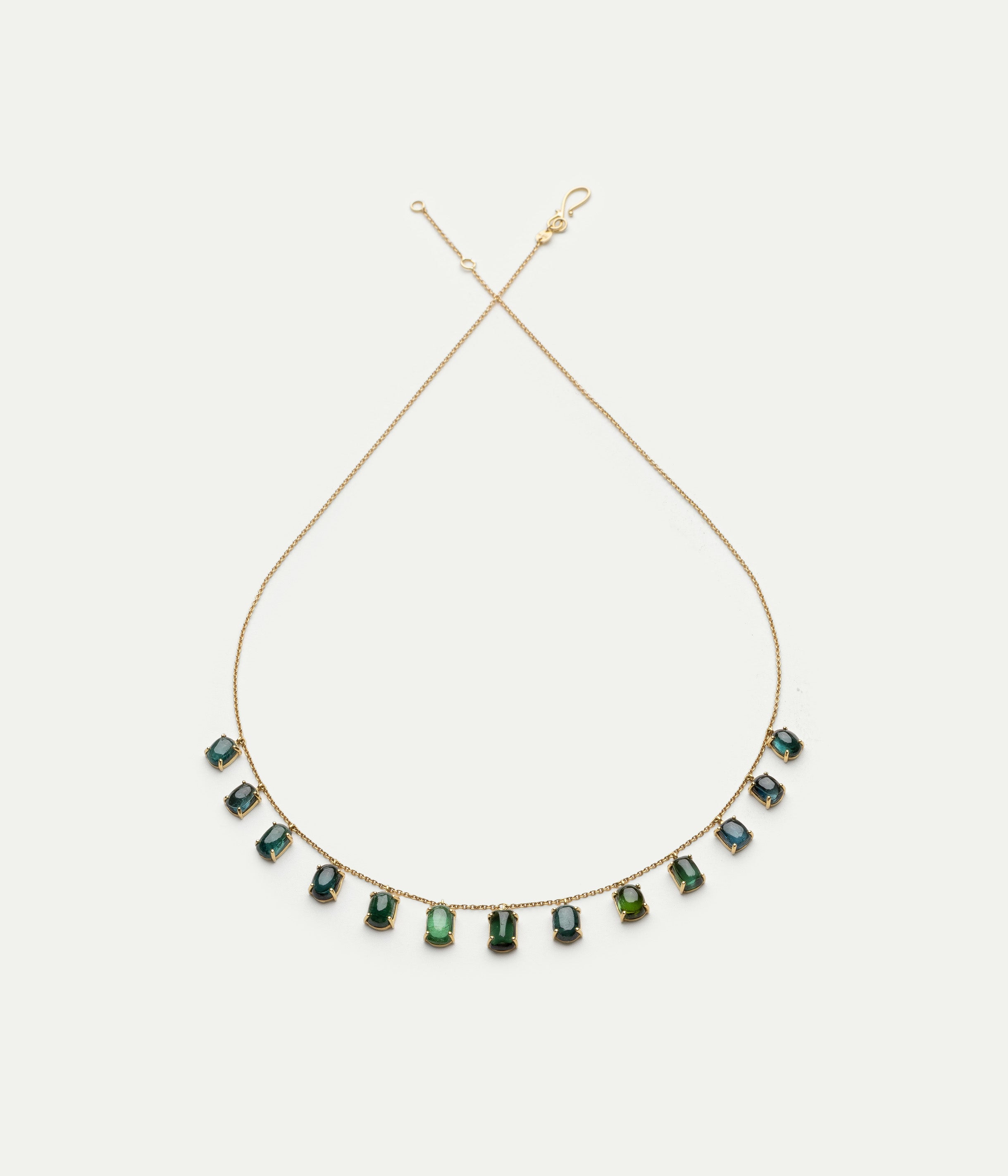 Collier Dancing Drop or jaune et tourmaline - Seconde main