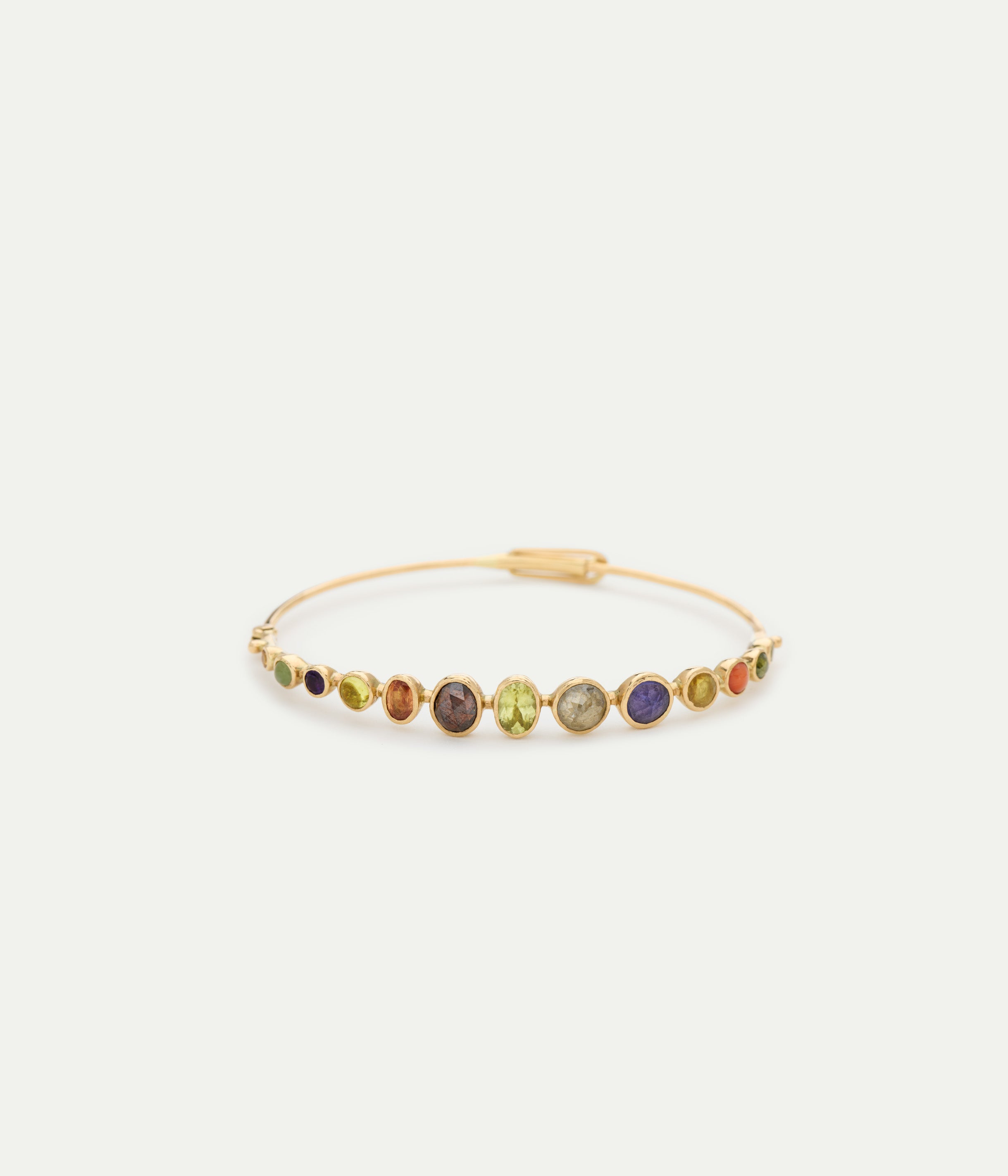 Bracelet Souriant Or Jaune et Saphir