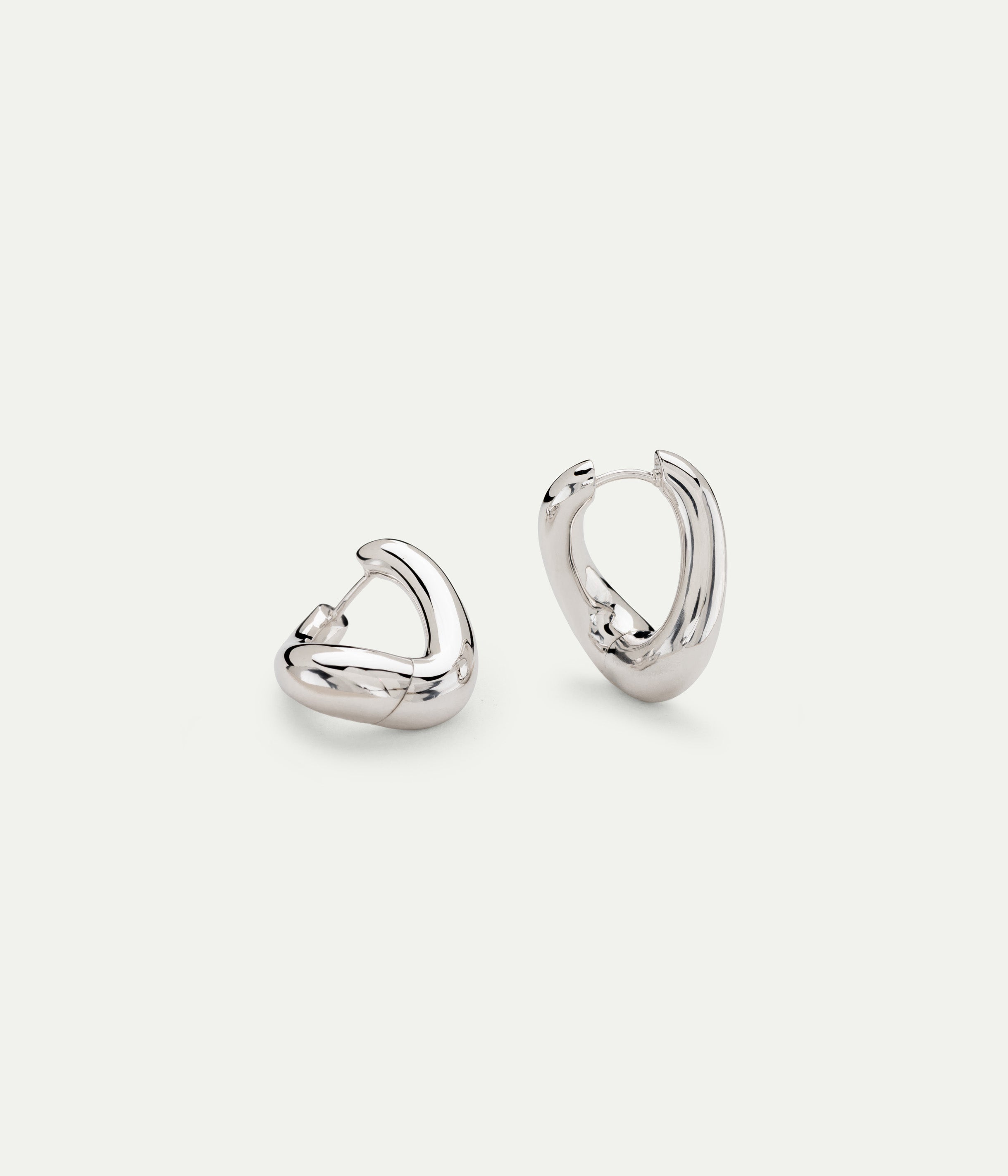 Créoles Twist argent