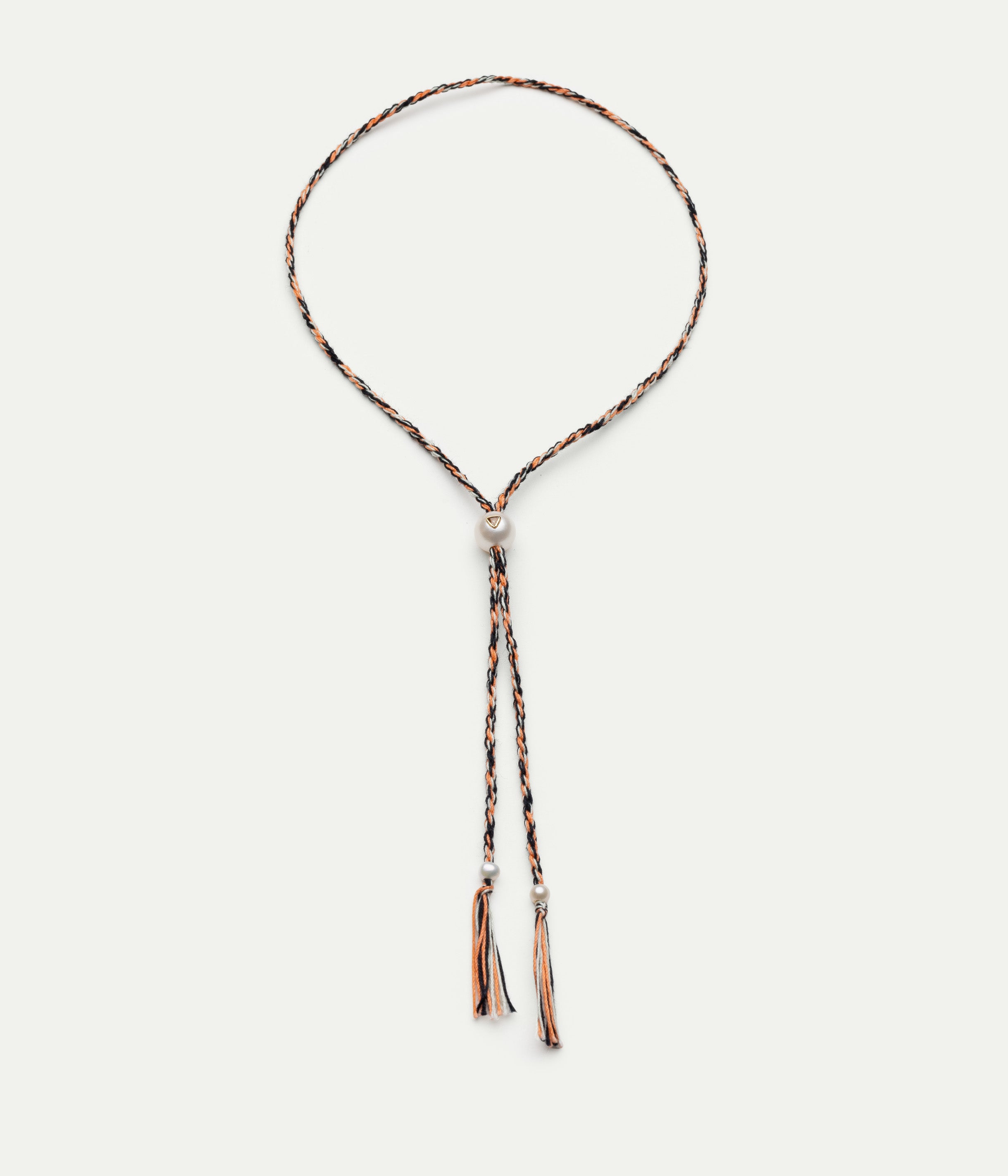 Scarlett orange and garnet necklace