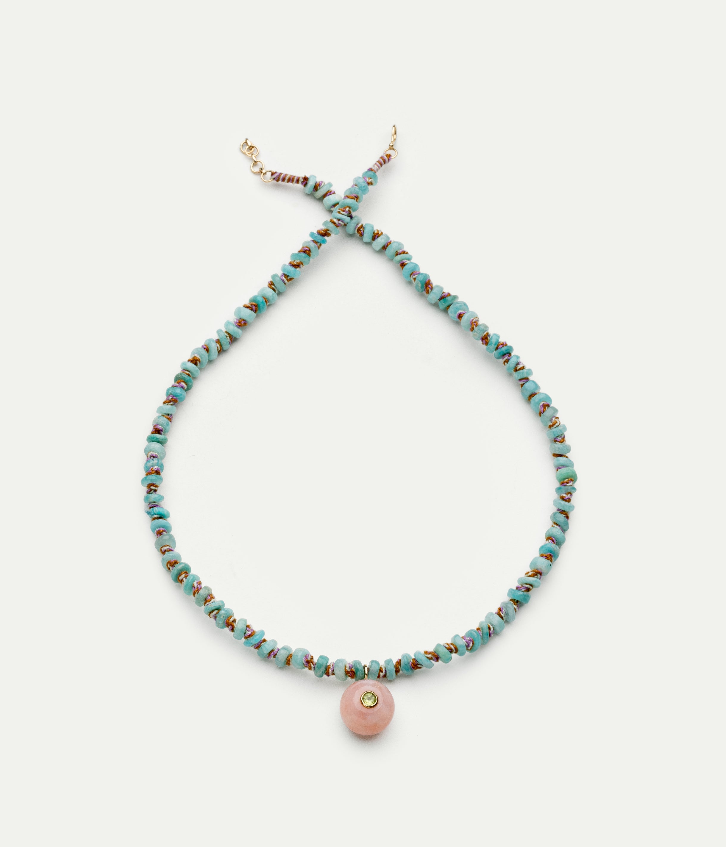 Collier Candy Amazonite et opale