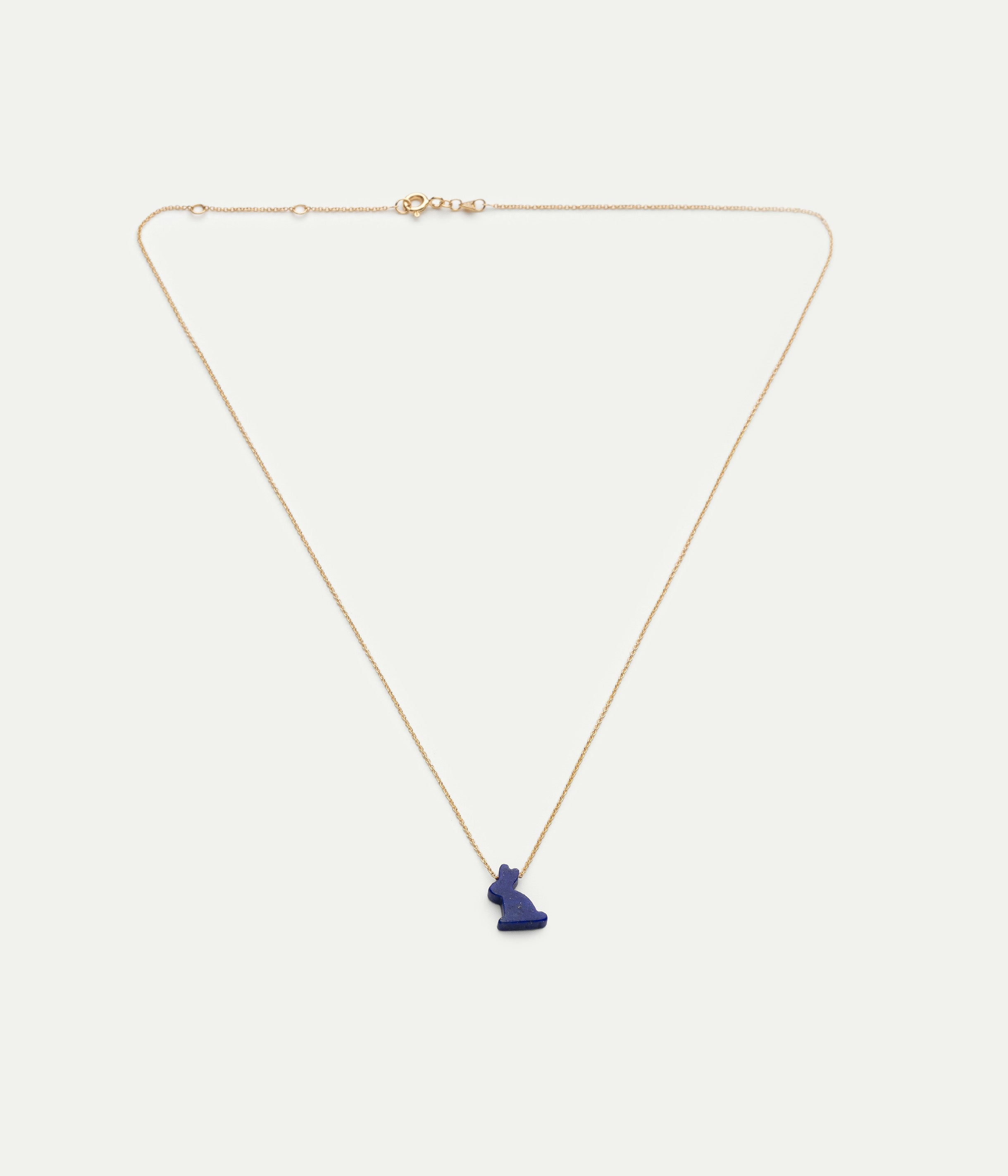 Conejito Cut lapis lazuli necklace
