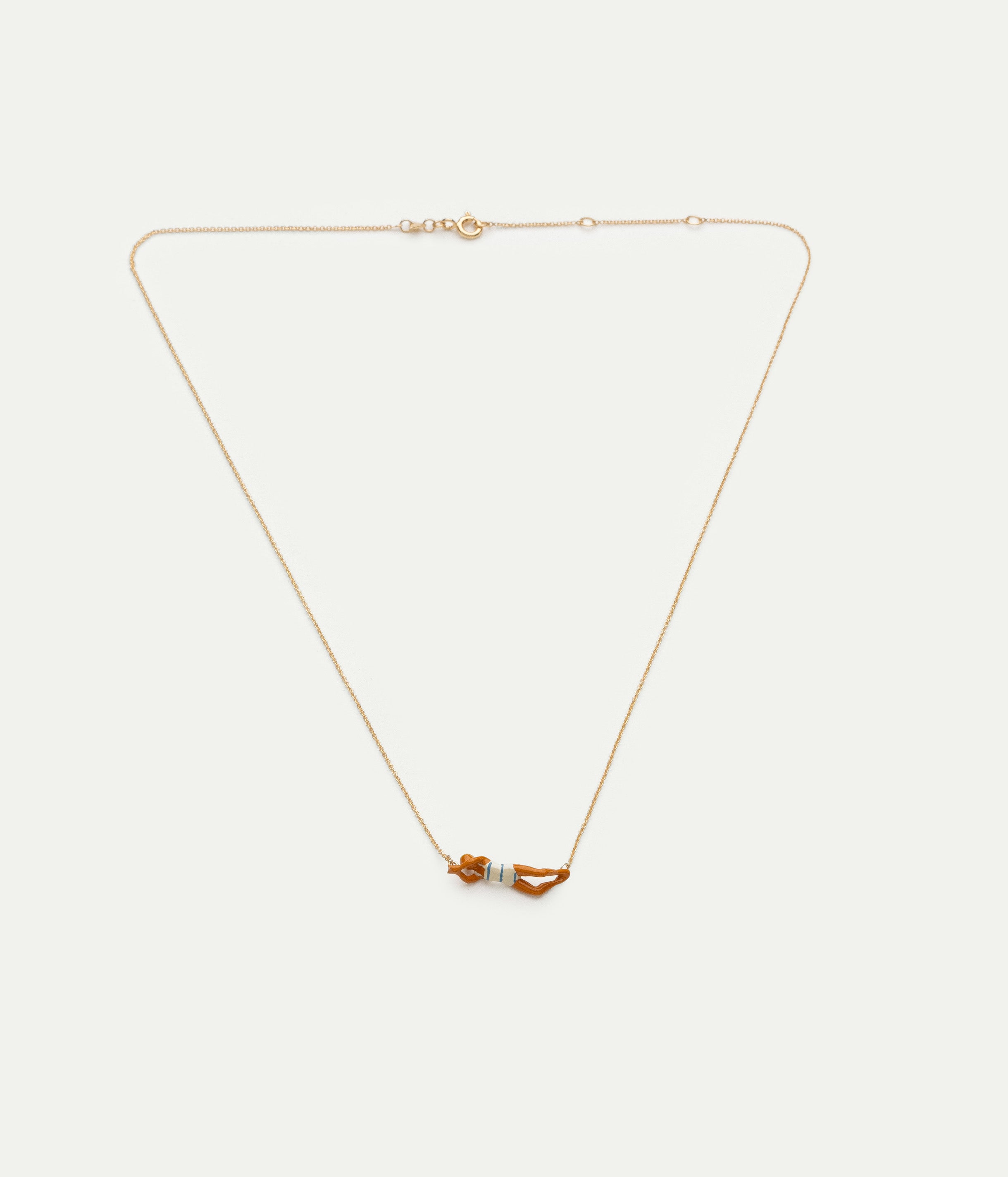 Nadadora Completo Rayada necklace