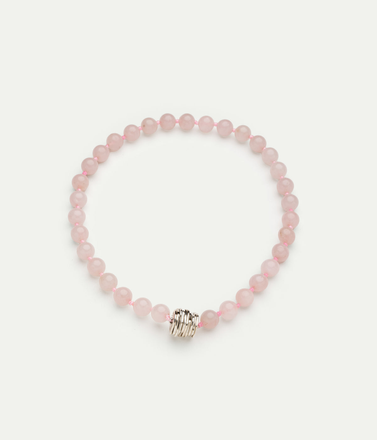 Soga Neon rose quartz necklace