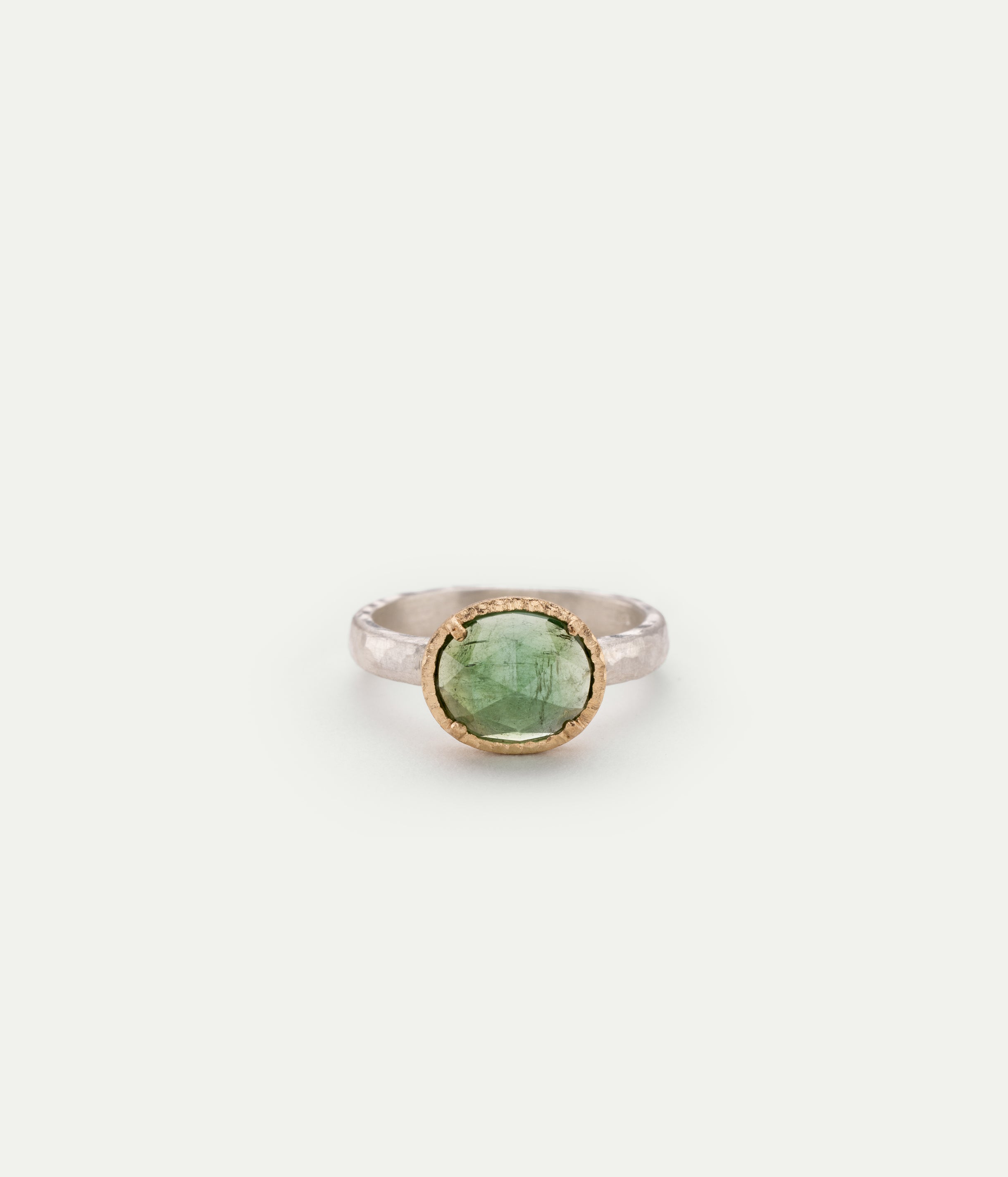 Bague Mount tourmaline verte