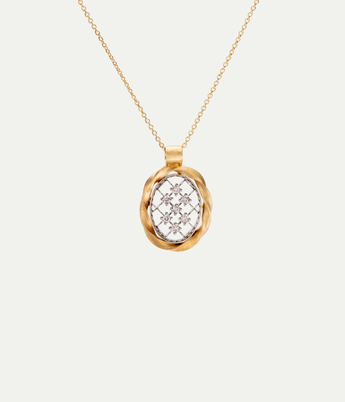Oval Torque necklace