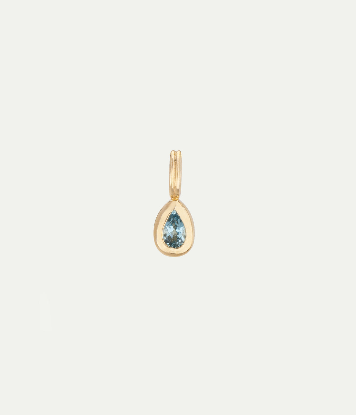 Pendentif Tempo Charm n°3 aigue-marine