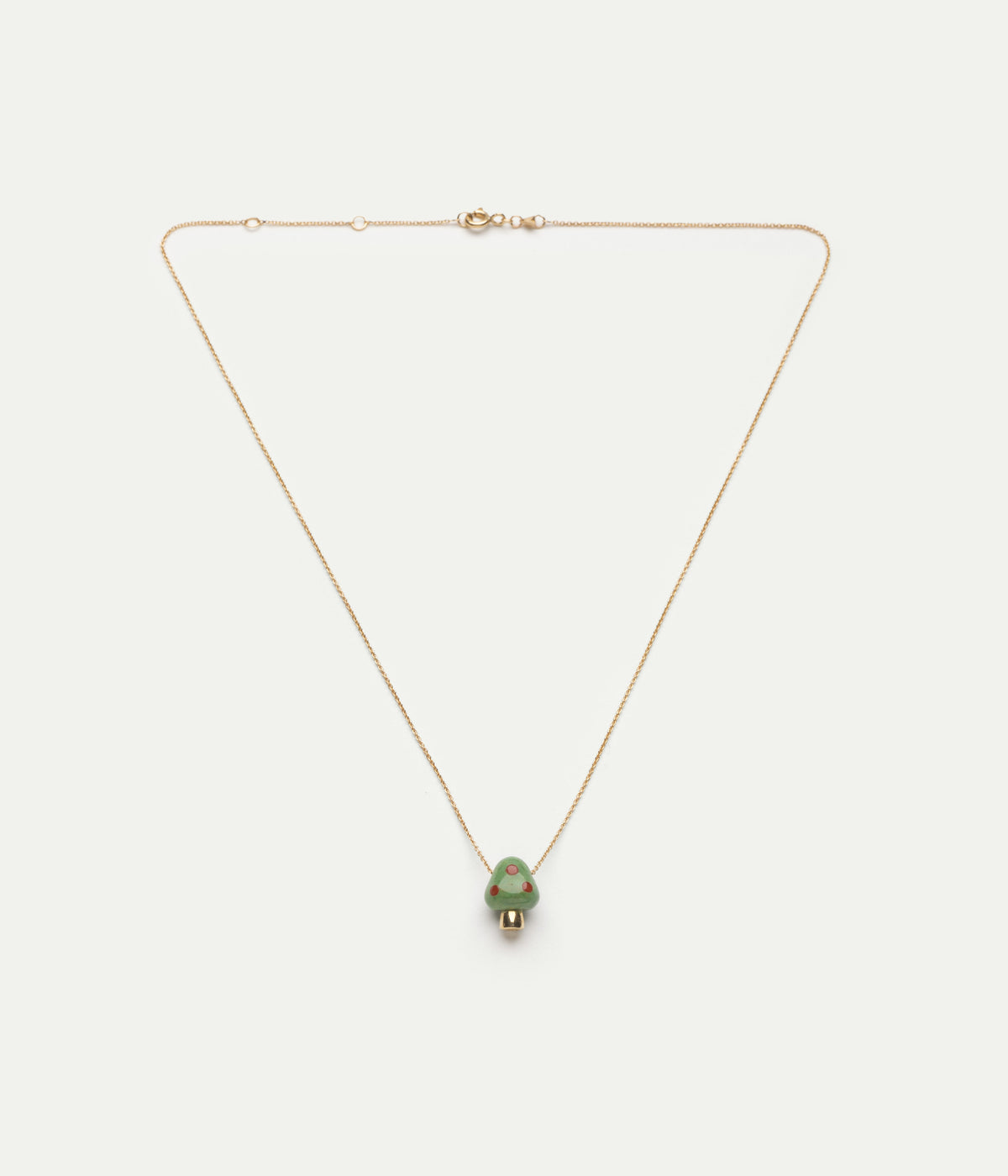 Collier Amanita Turquoise vert