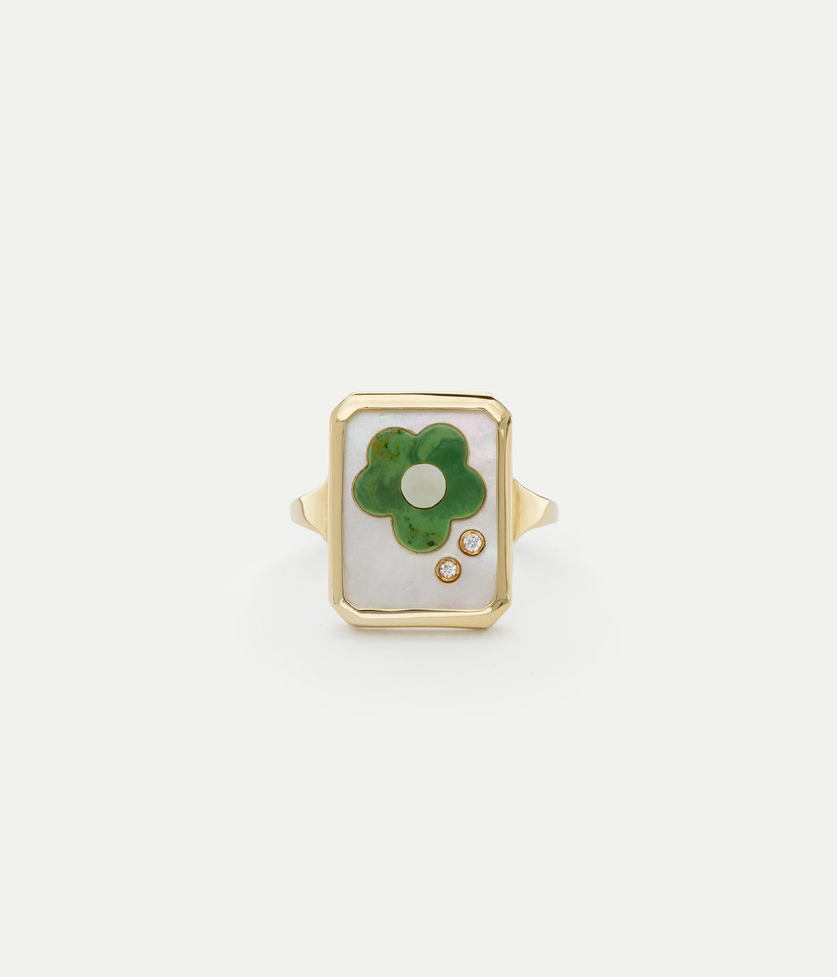Cameo Perla Florecita ring