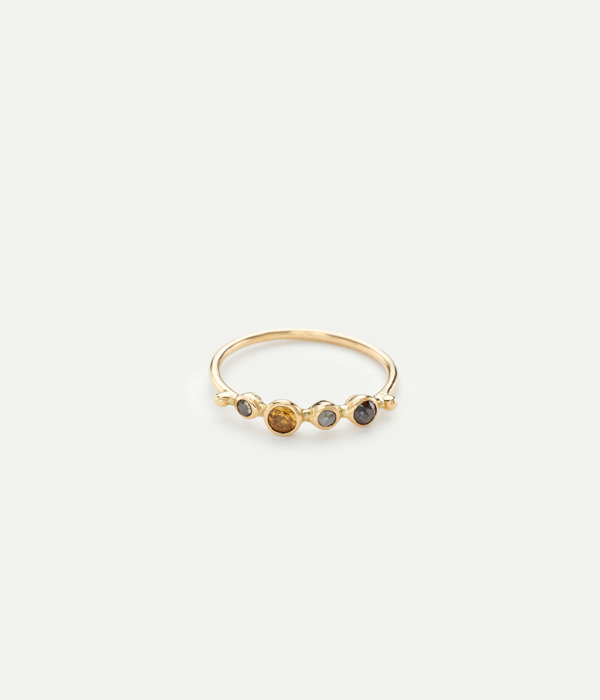 Bague Simple saphir et diamants
