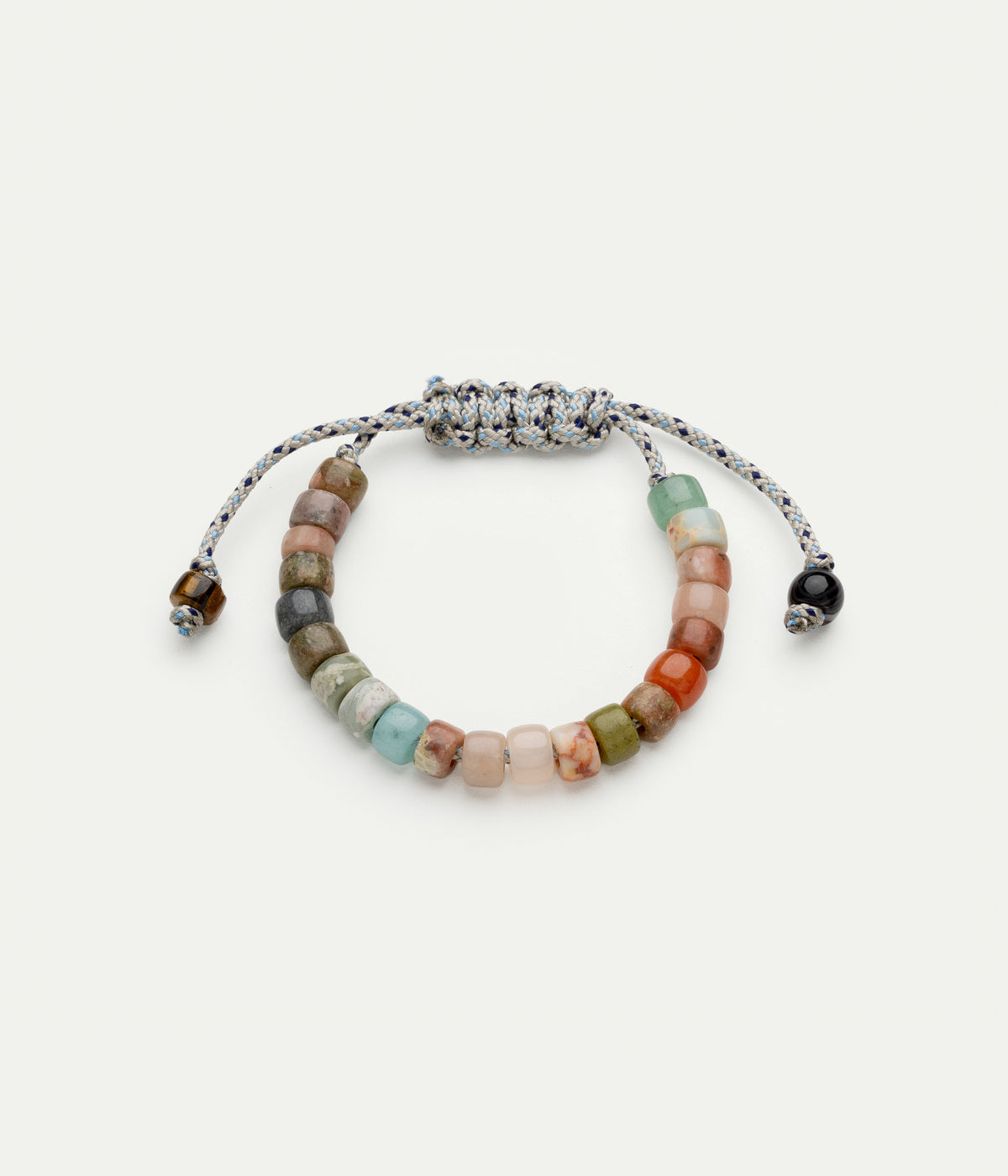 Tradebread Kumihimo Agate & Quartz bracelet