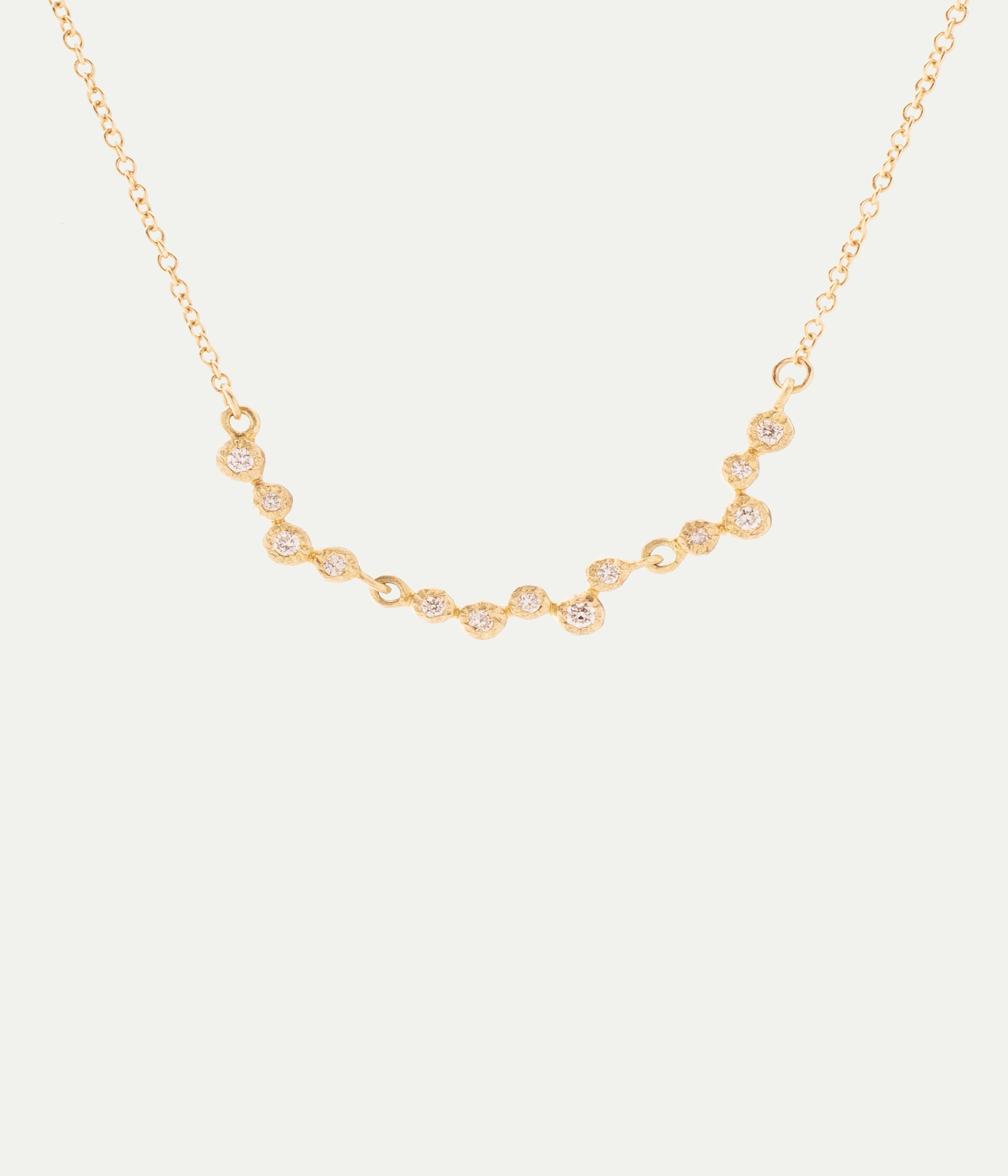 Diamonds 13 Bezels necklace