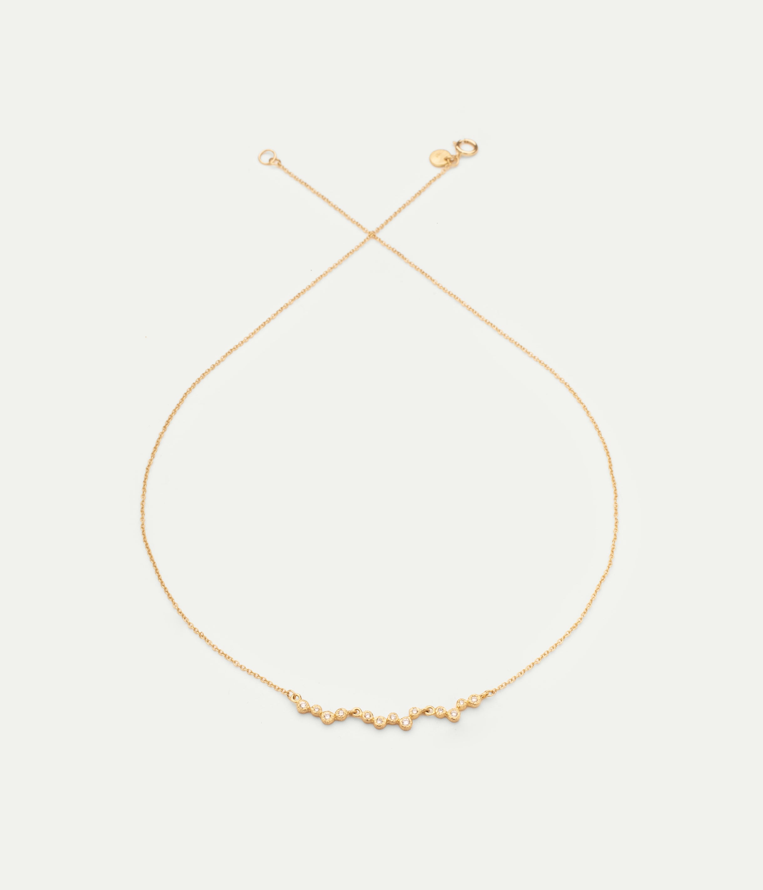 Diamonds 13 Bezels necklace