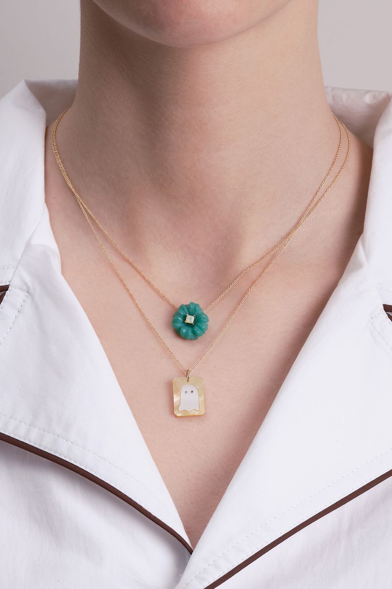 Cameo Perla Fantasma necklace