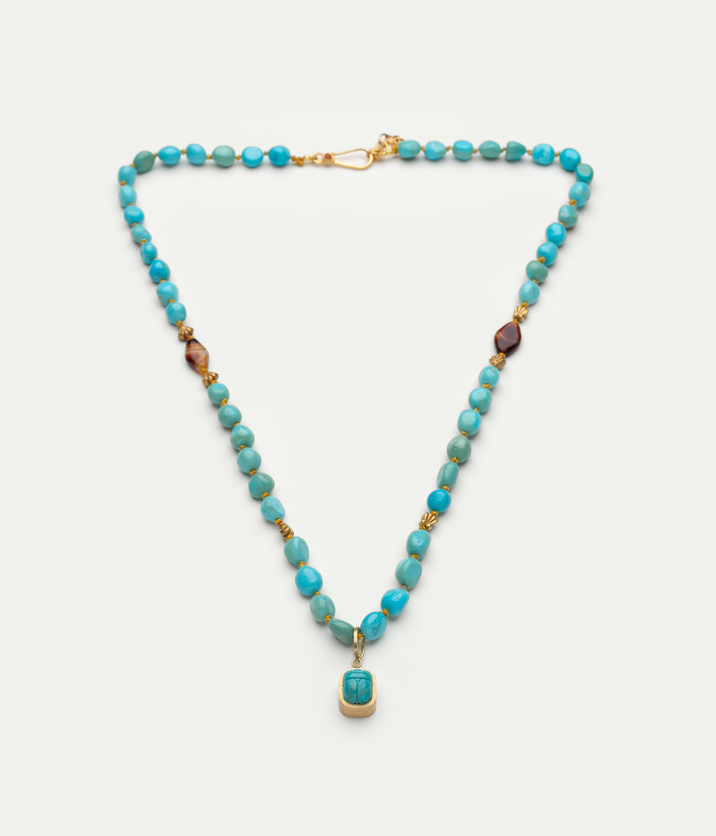 Collier Arizona turquoise et agate