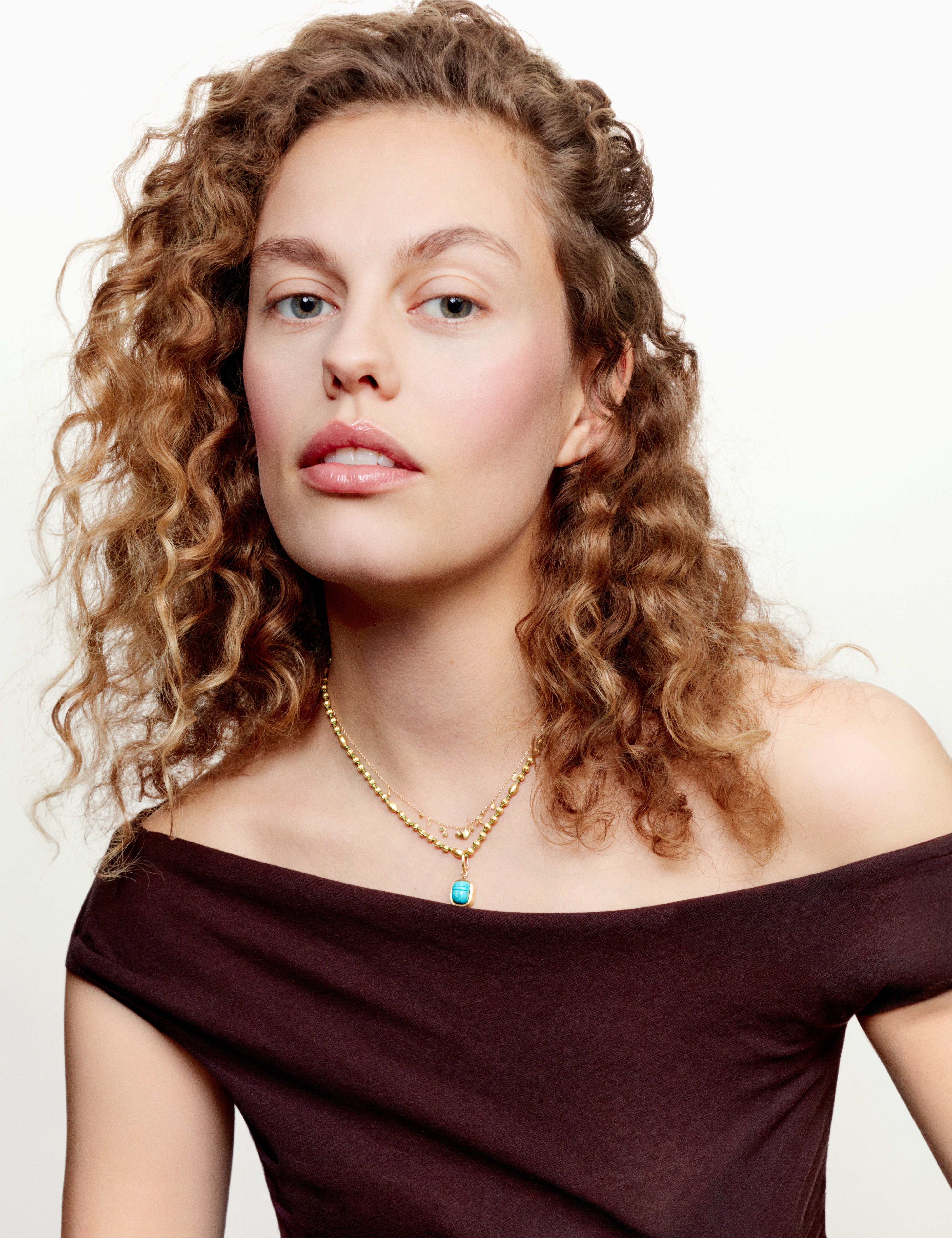 Tiny Scattered Seeds necklace