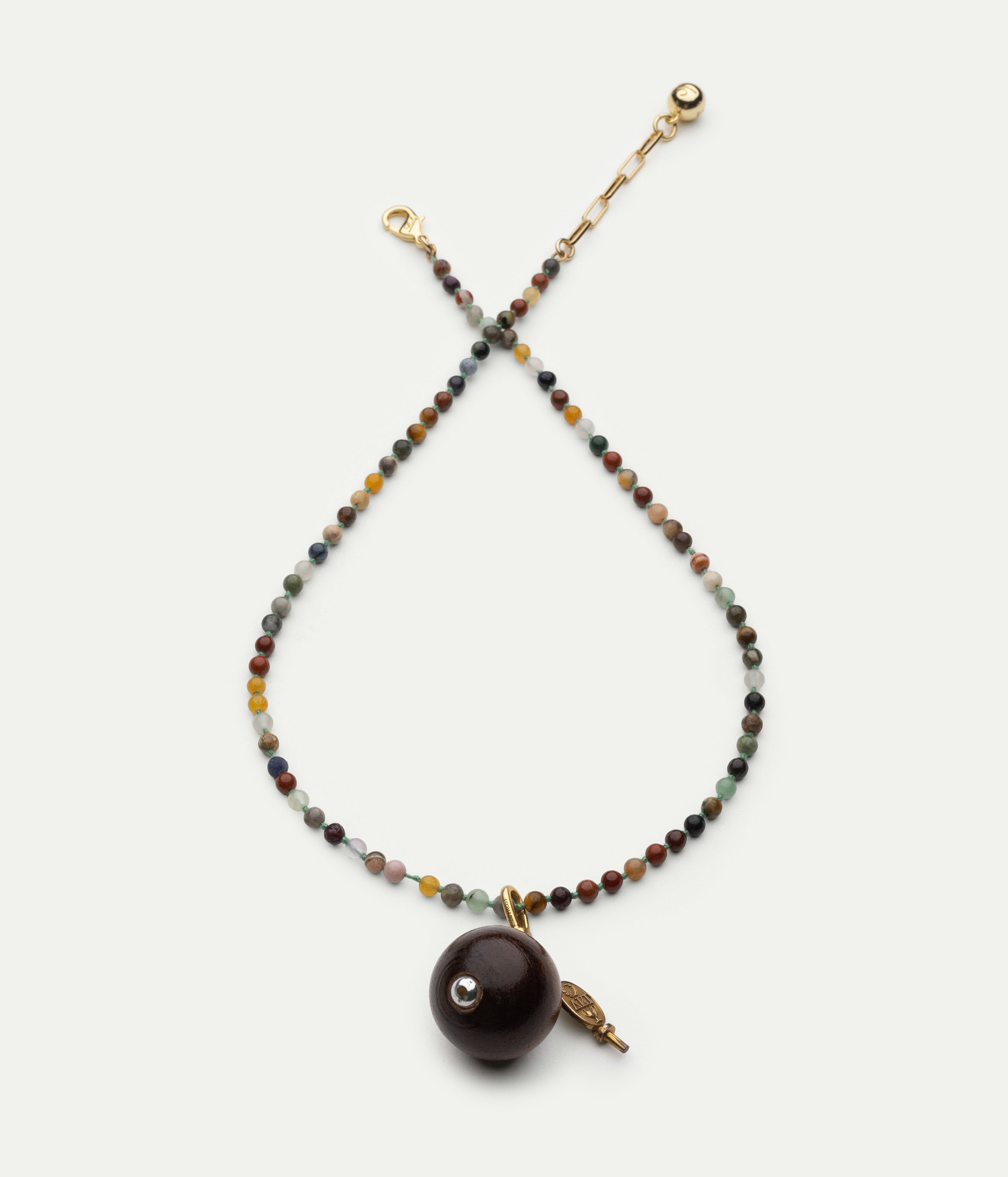 Charm Antique Wood Bauble