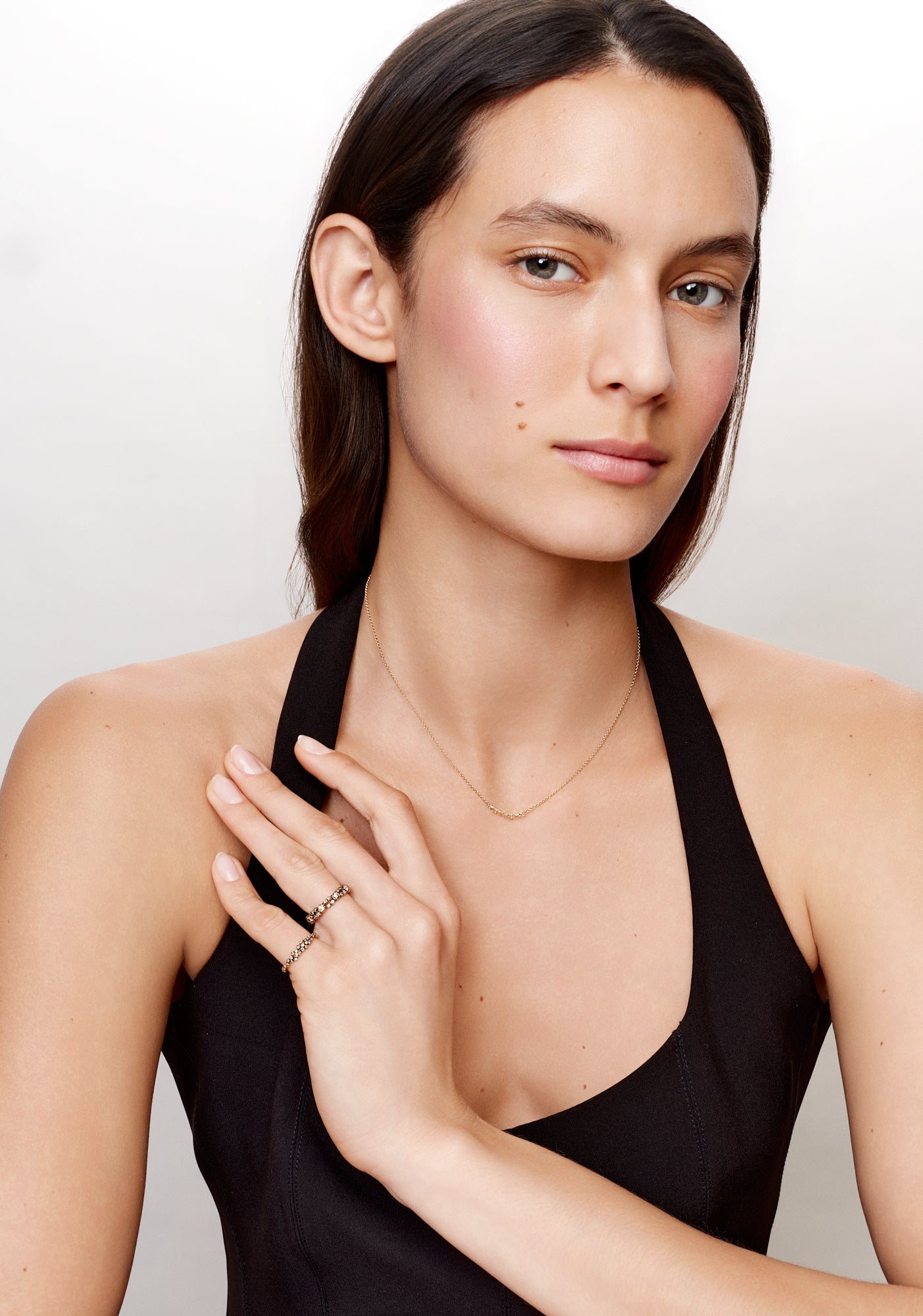 Bague Aura or jaune et diamants