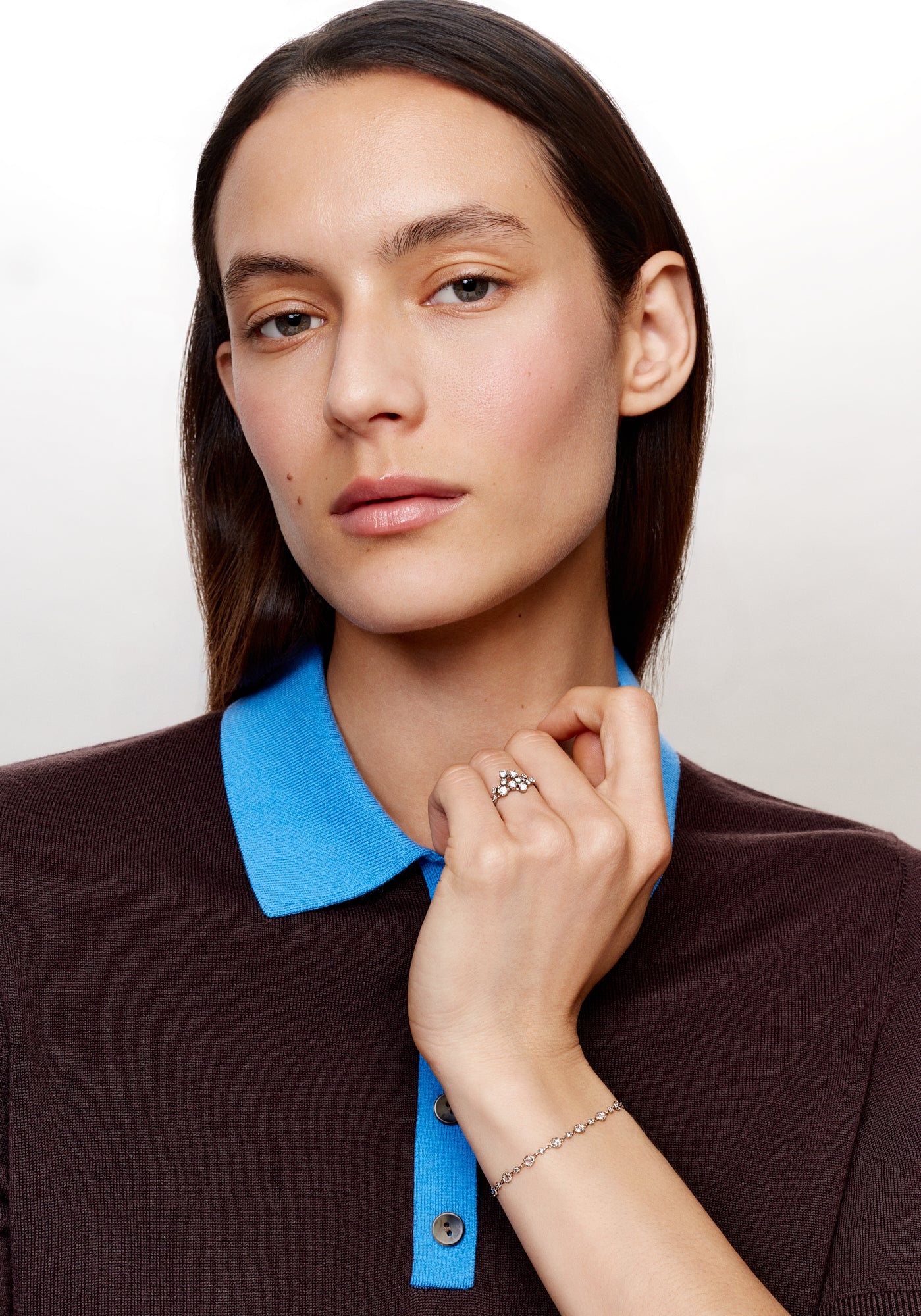 Bague douze diamants Bold or gris