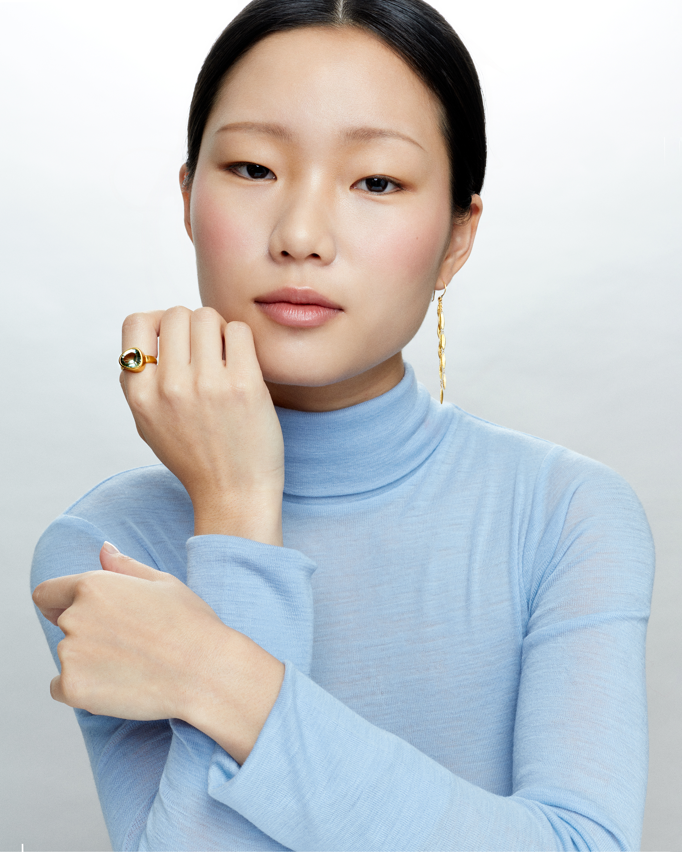 Boucles d'oreilles Falling Golden Seeds