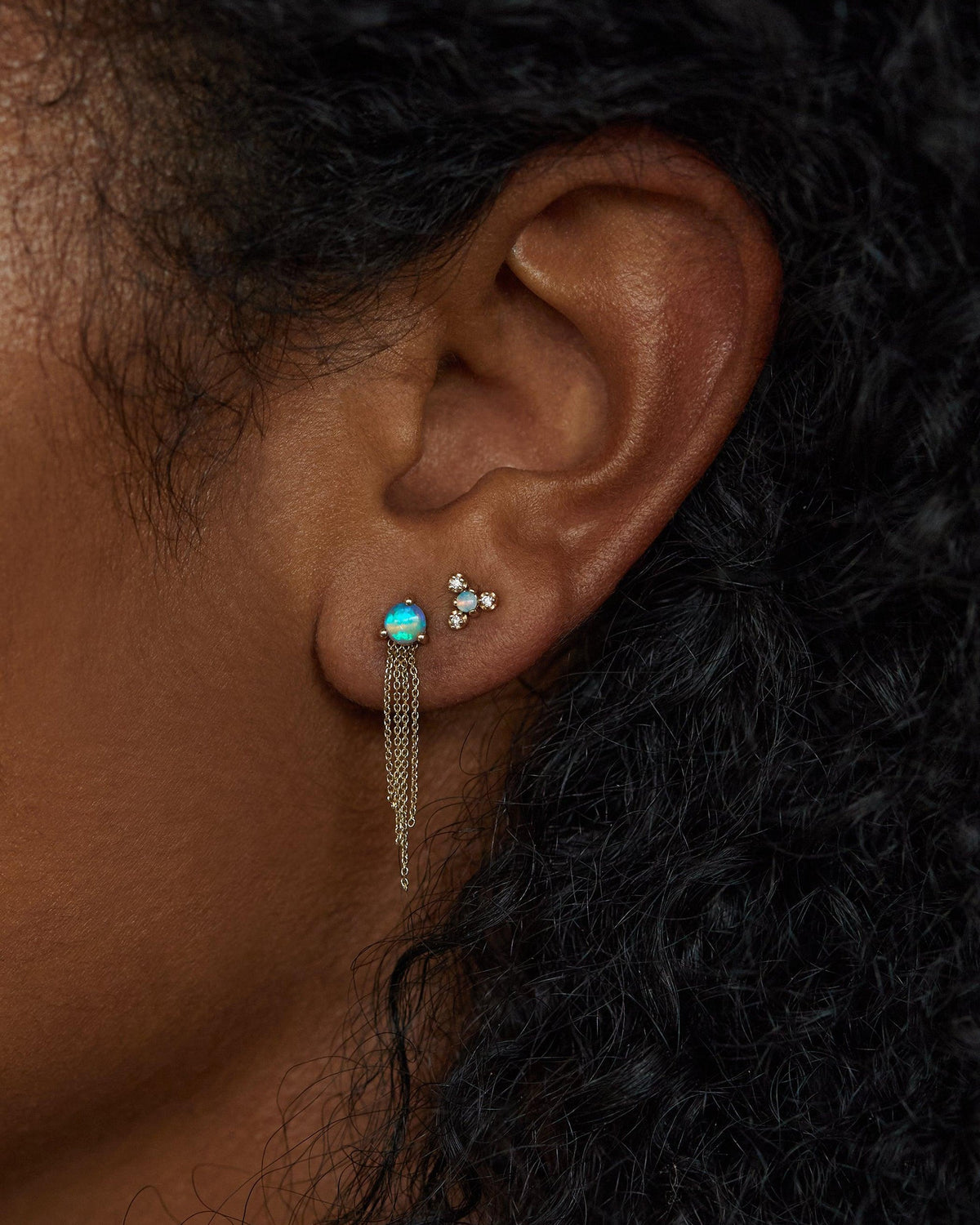 Boucles d'oreilles Haze Opales