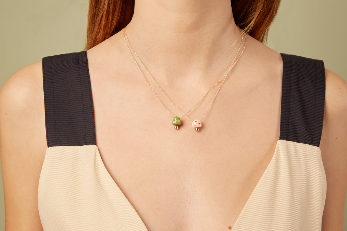 Amanita Green Turquoise necklace