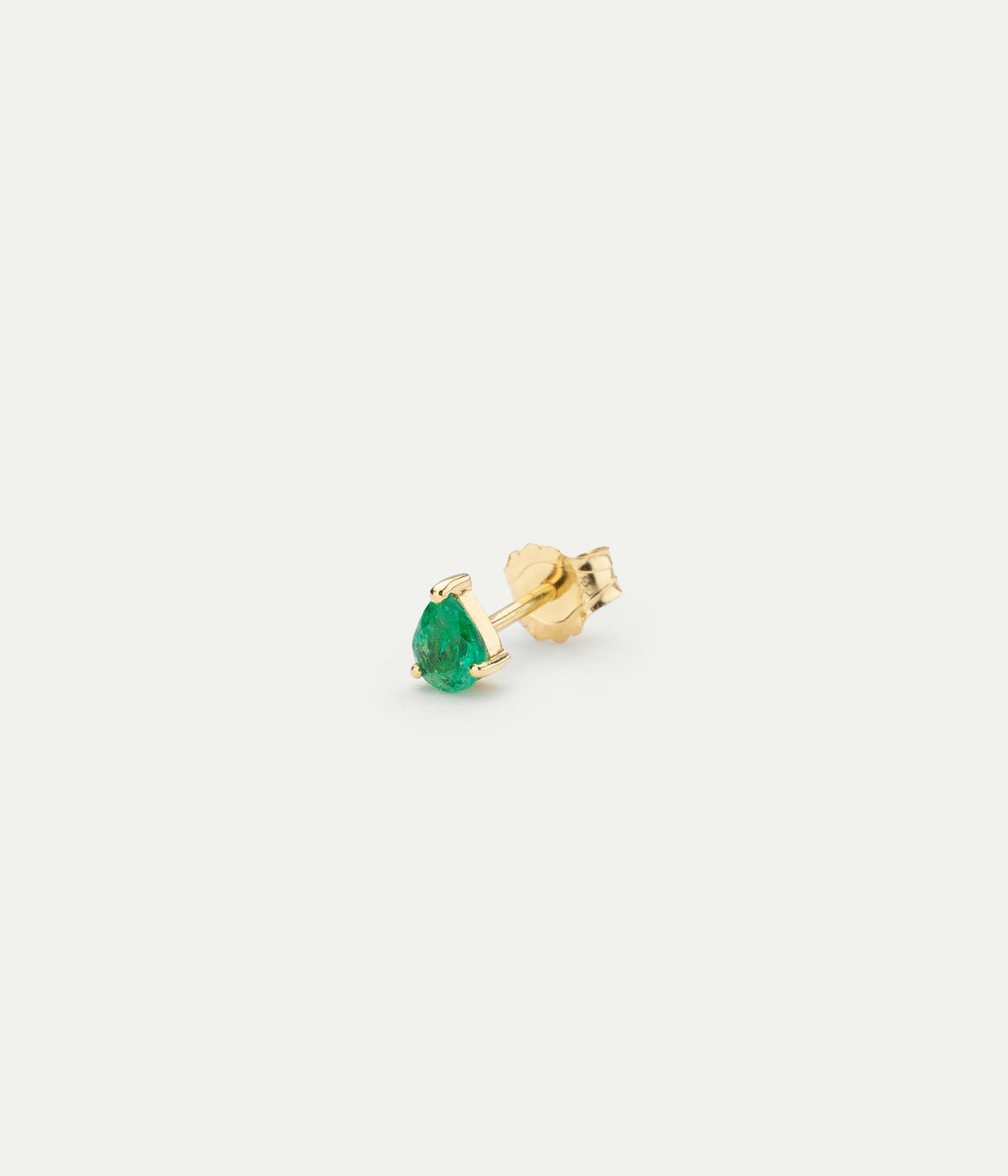 Bague Or Jaune 10 Carats Avec Zirconium Cube Rose Coupe émeraude - Taille 7, 9,2g, Occasion