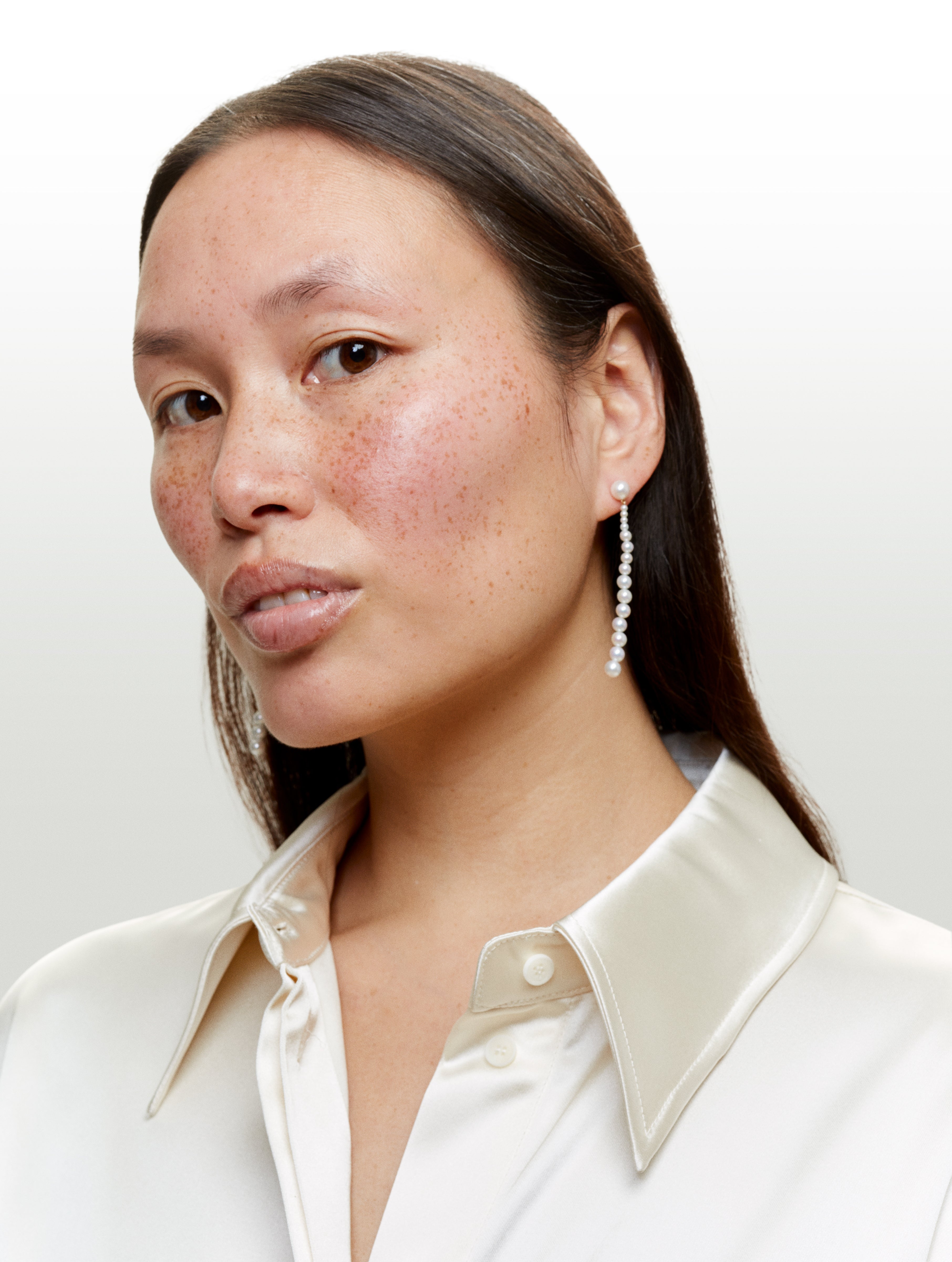 Boucles d'oreilles Piazza or jaune et perles