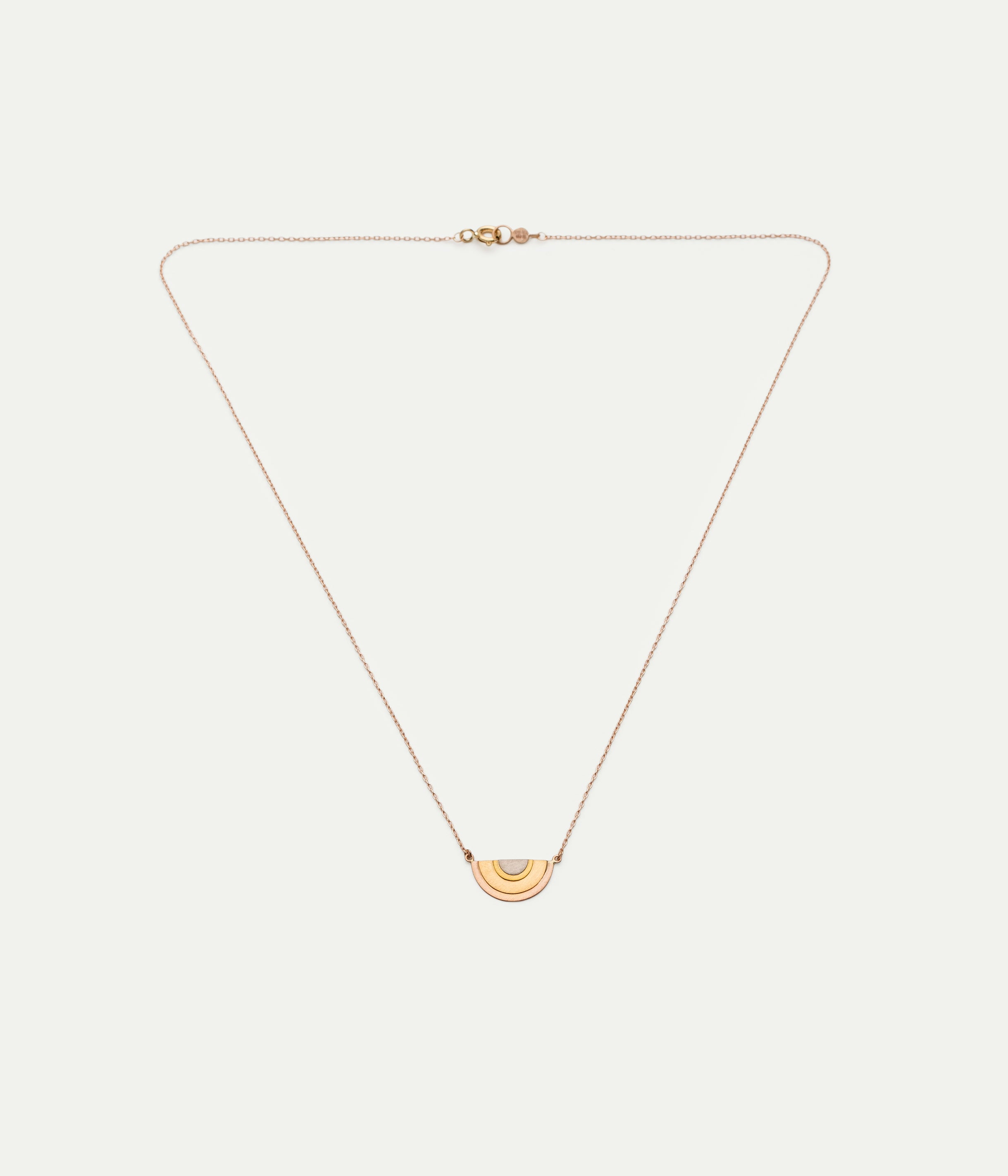 Rainbow Sun Halo necklace