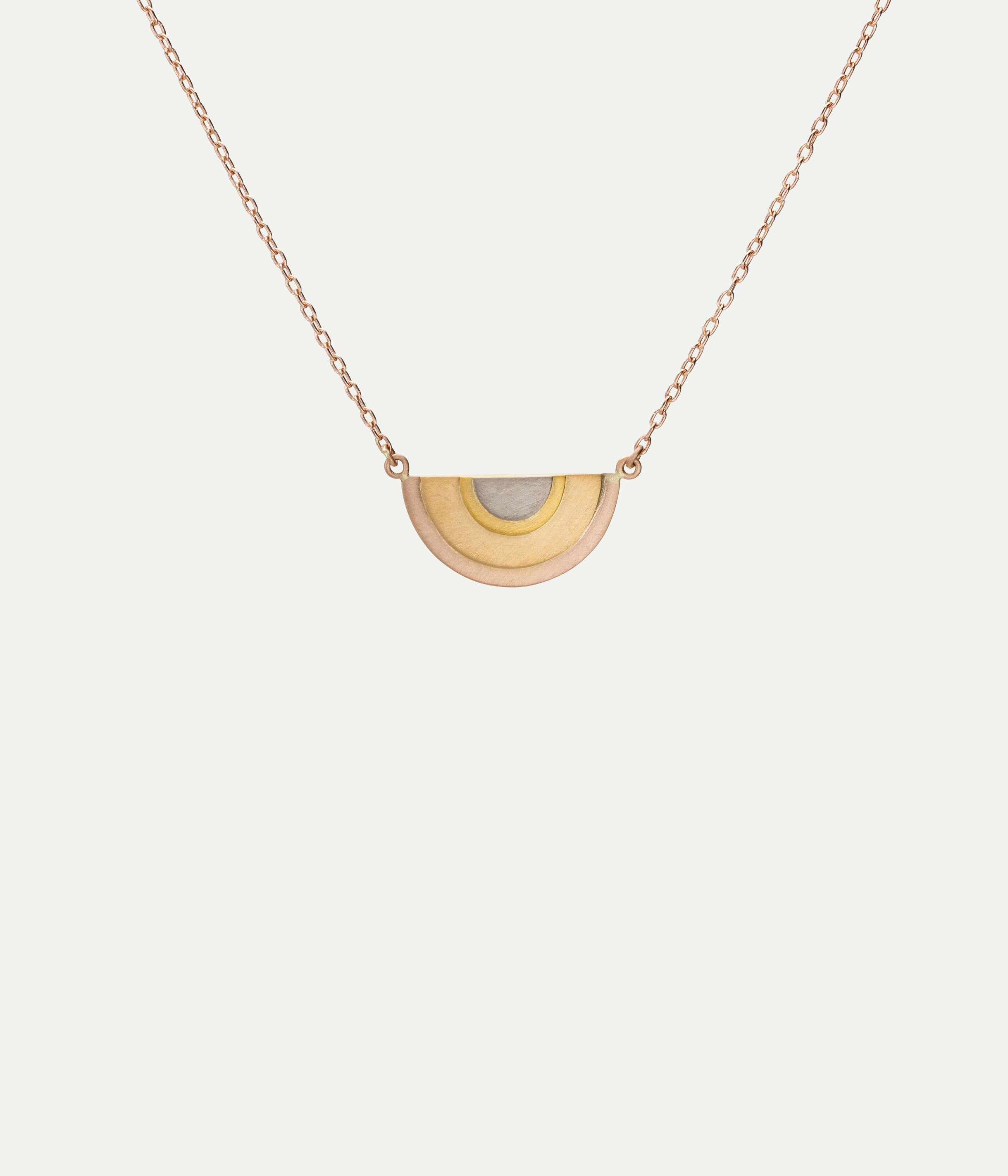 Rainbow Sun Halo necklace