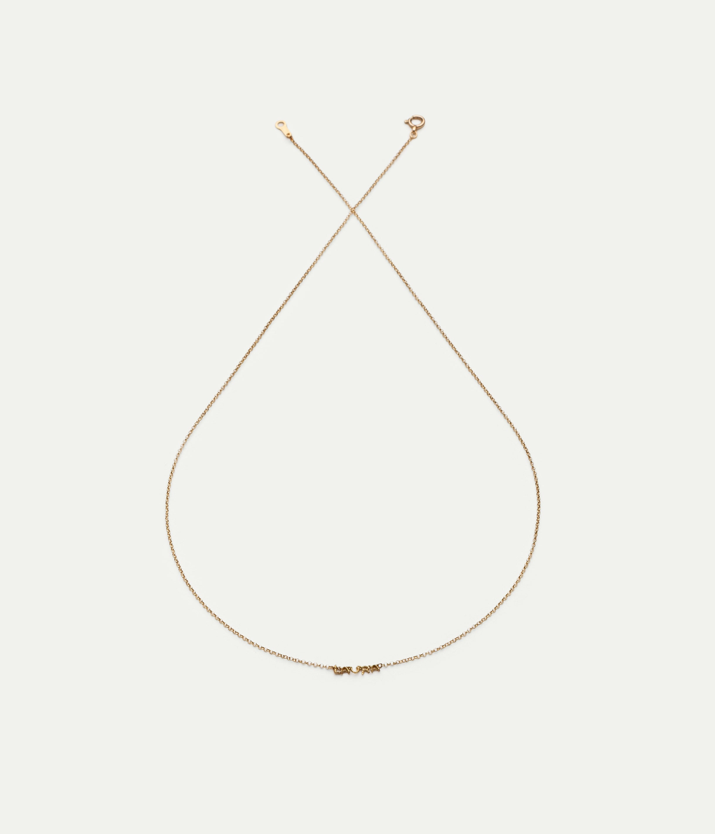 Letter necklace