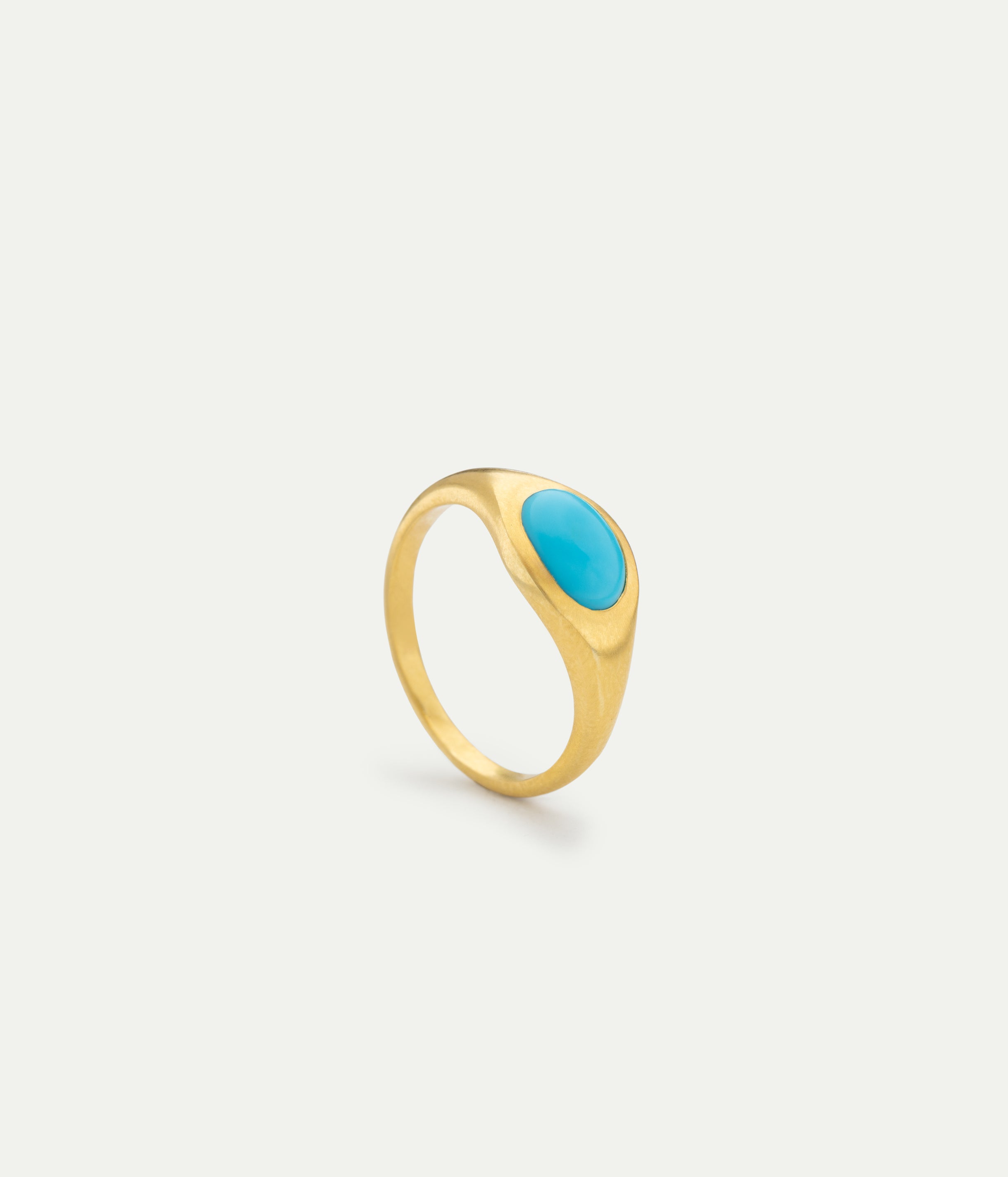 Hathor small eye inlay ring