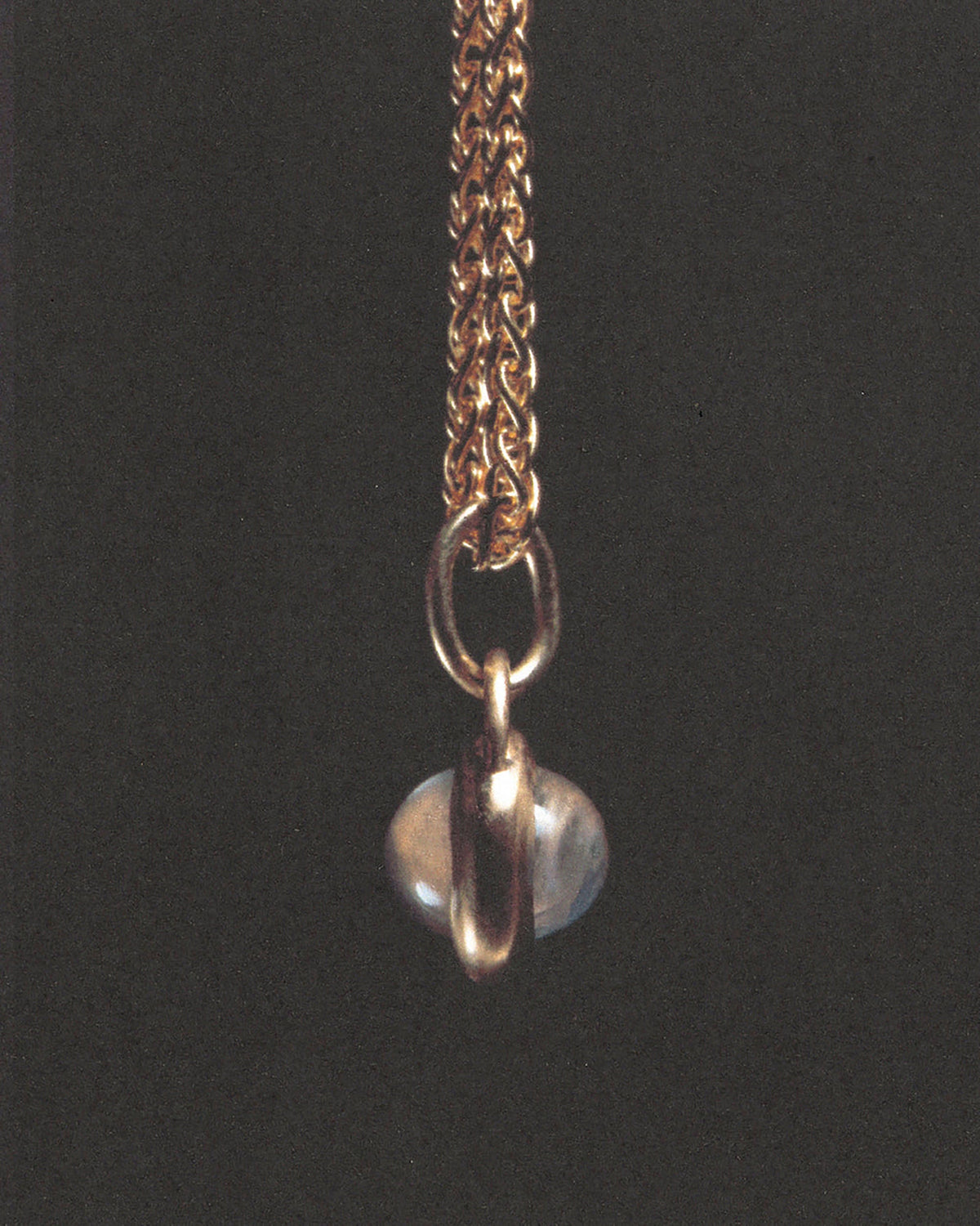 Pendentif Locket Charm pierre de lune
