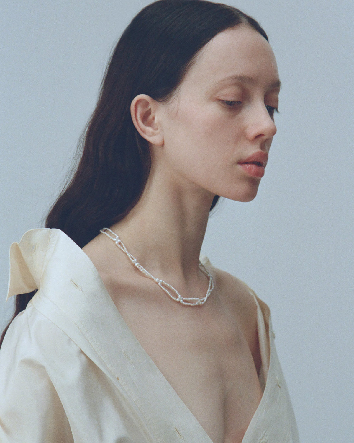 Collier Lariat perles