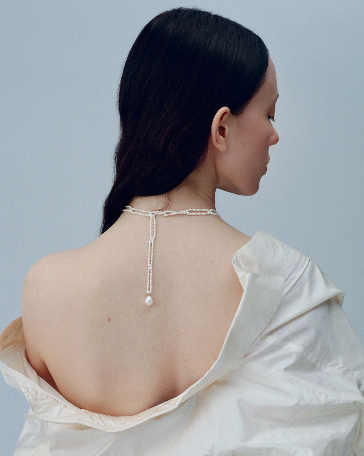 Collier Lariat perles