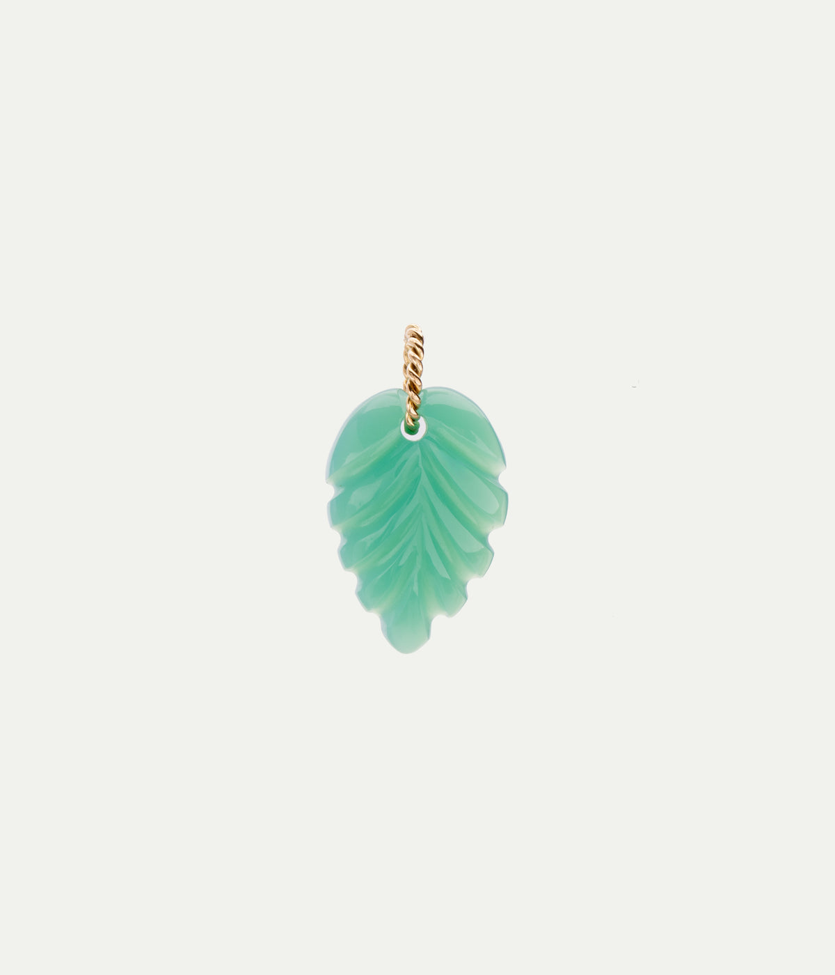 Effie chrysoprase pendant
