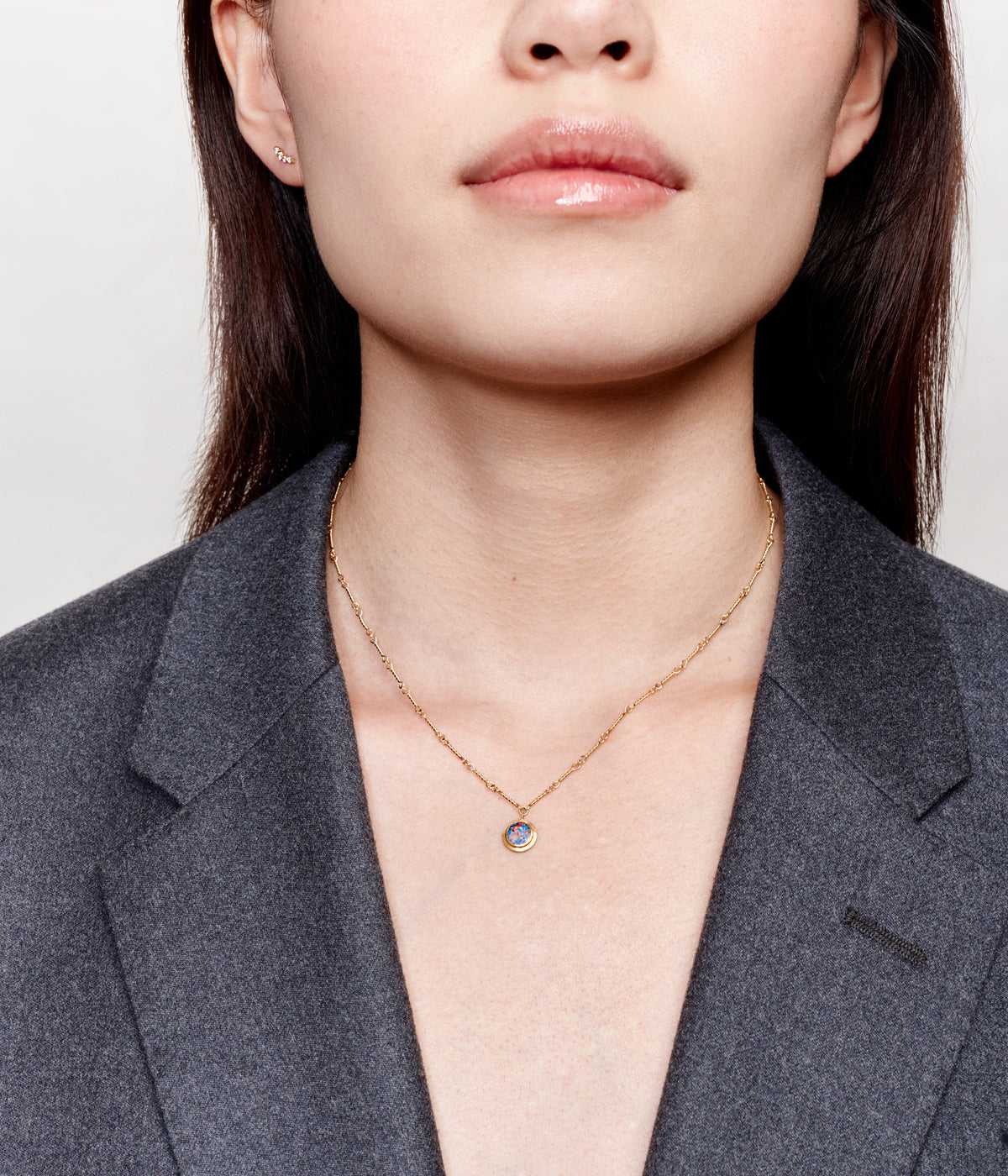Collier Doublet Opale S