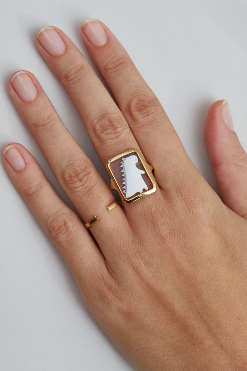 Cameo Dino ring