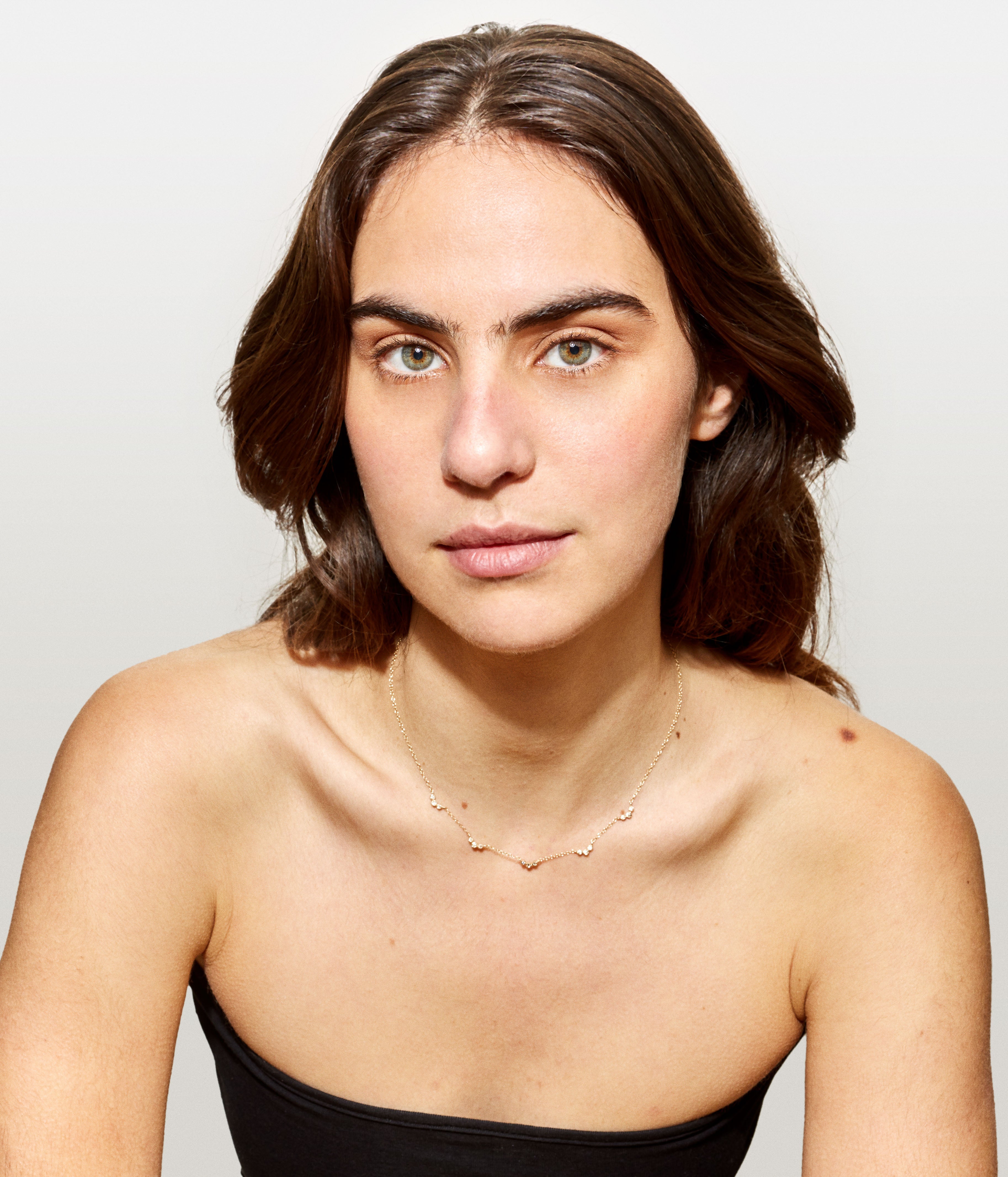 Collier 15 Bezels diamants