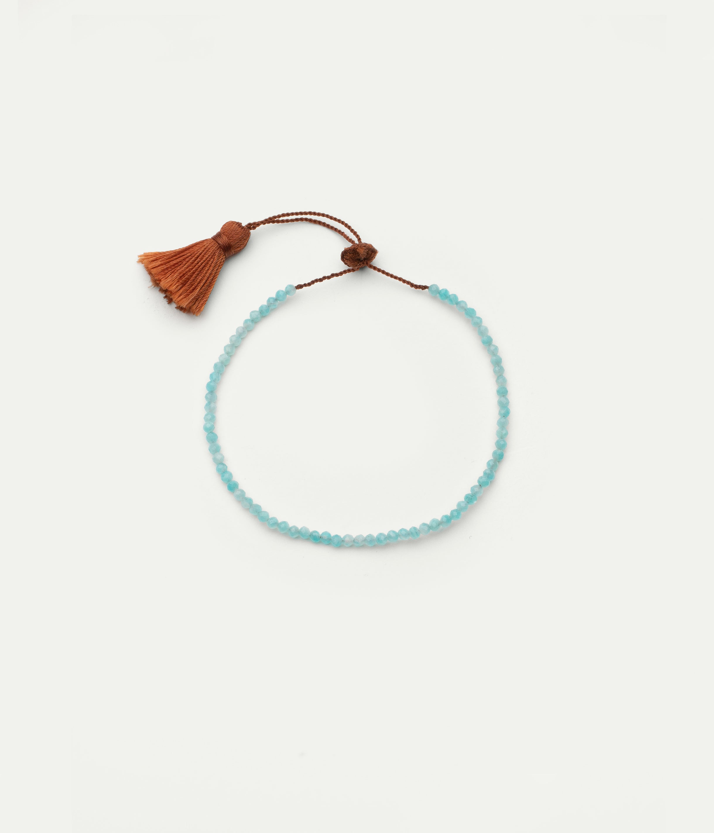 Bracelet Pompon amazonite