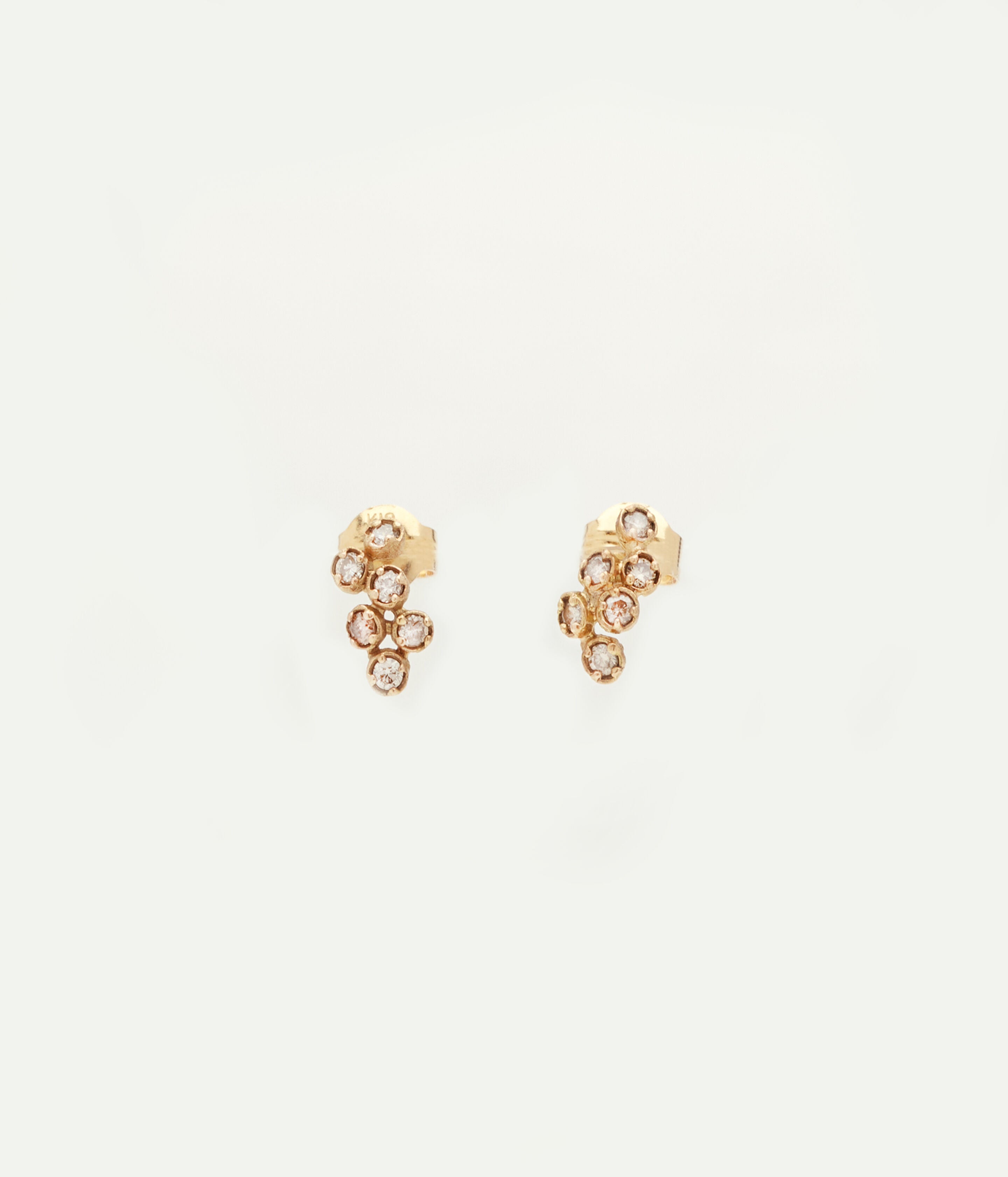 Boucles d'oreilles Cluster diamants