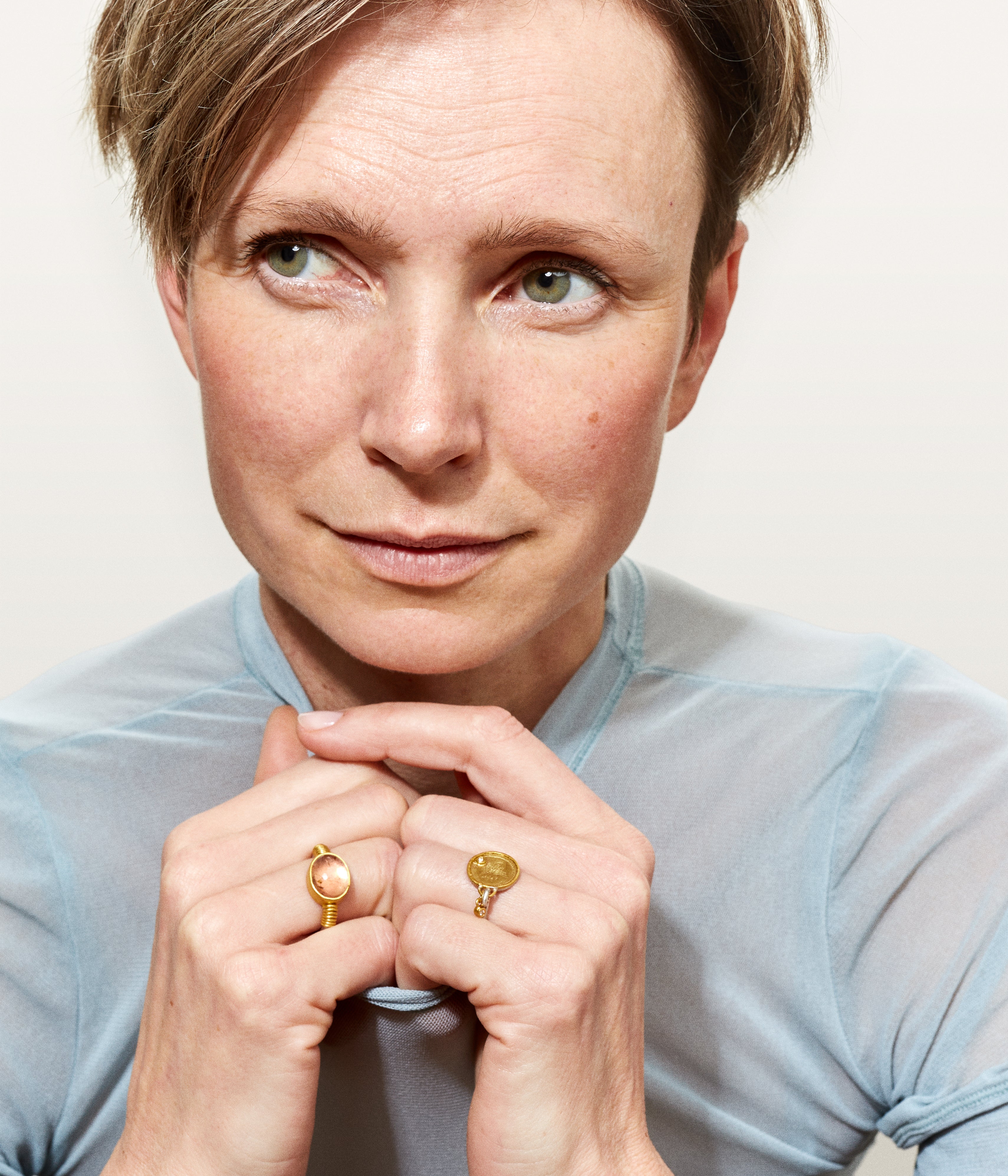 Bague Peach Cabochon tourmaline