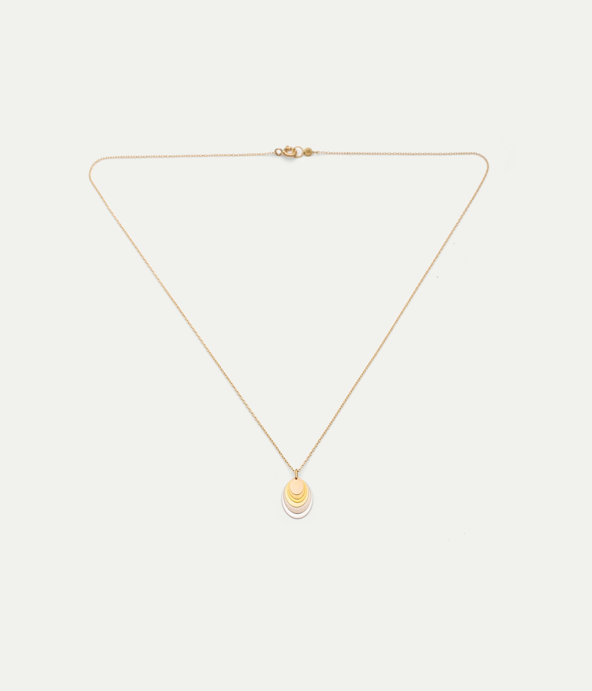 Collier Tiny Rainbow Plume