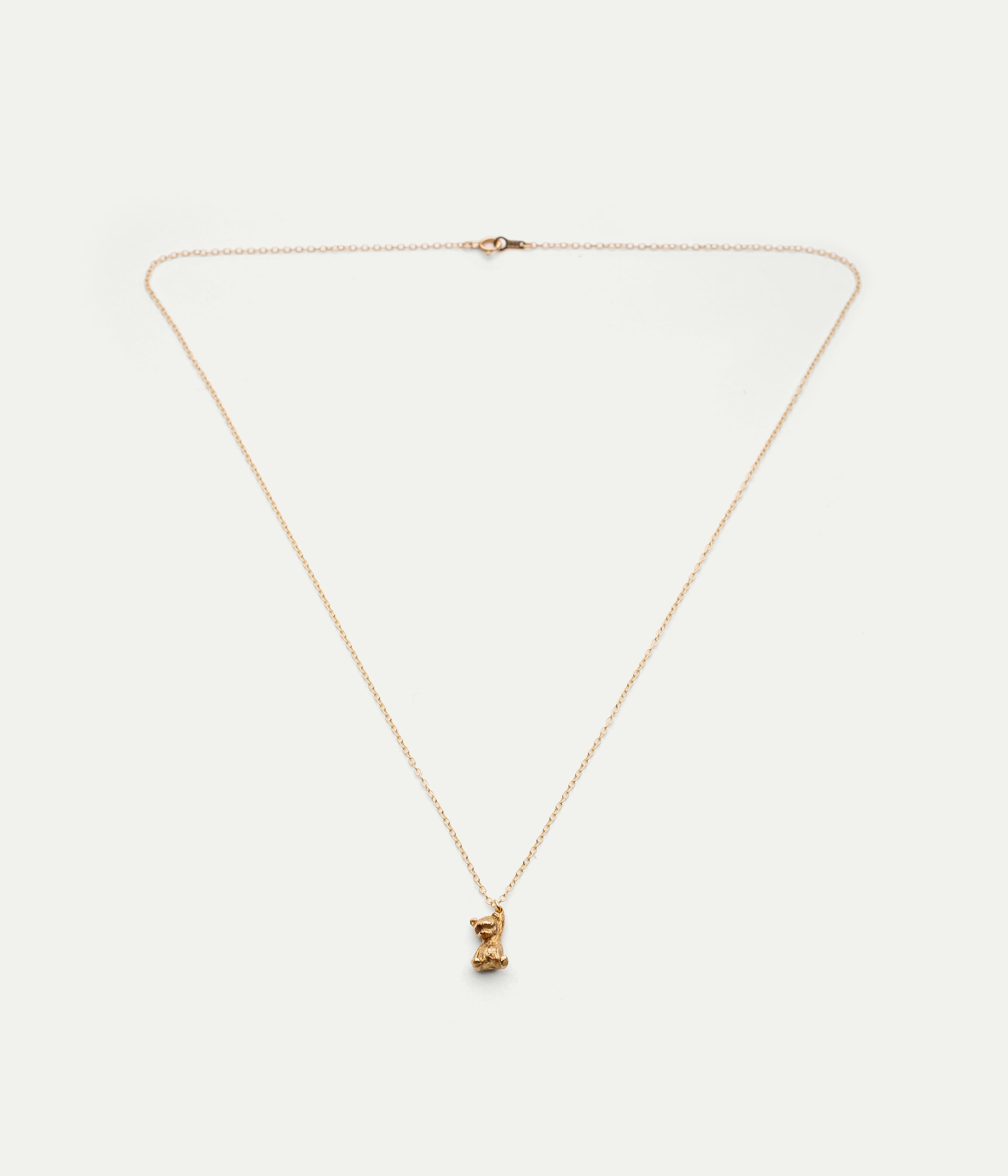 Big Bear yellow gold necklace