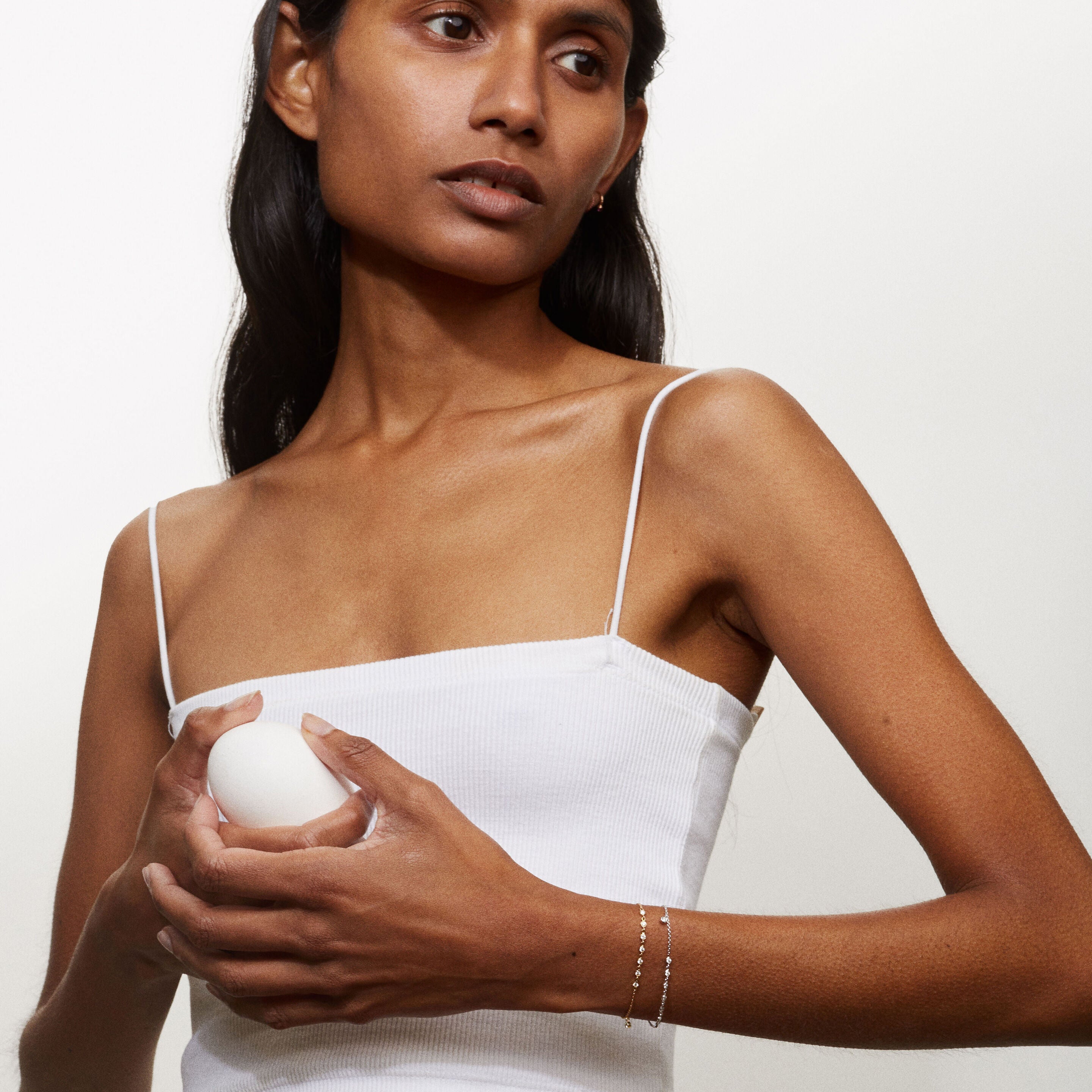 Bracelet Clarisse Rich or jaune 8 diamants